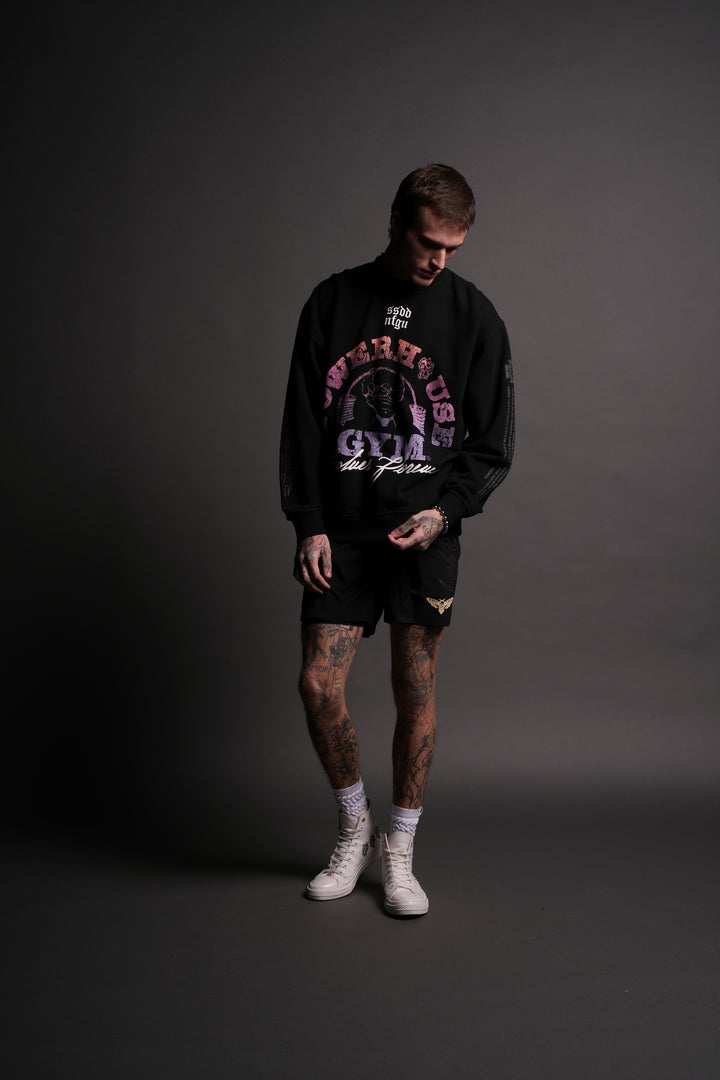 Wolves House Unisex London Crewneck in Black