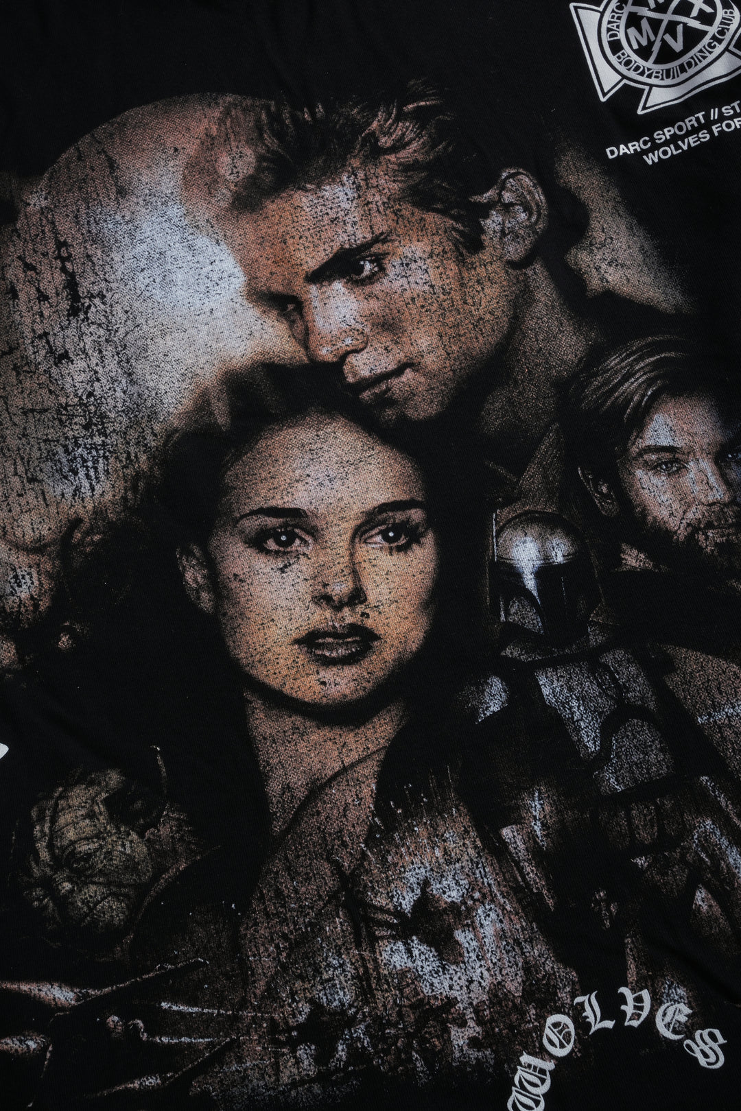 Attack Of The Clones "Side-By-Side" Series Premium Tee in Black