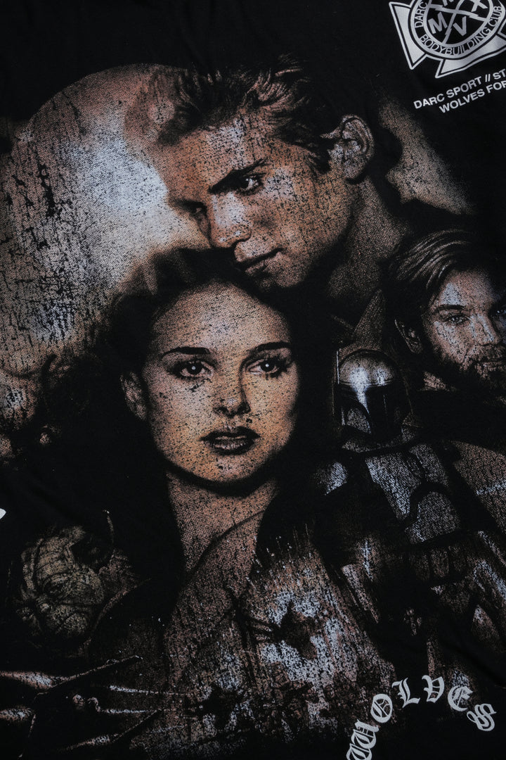 Attack Of The Clones "Side-By-Side" Series Premium Tee in Black