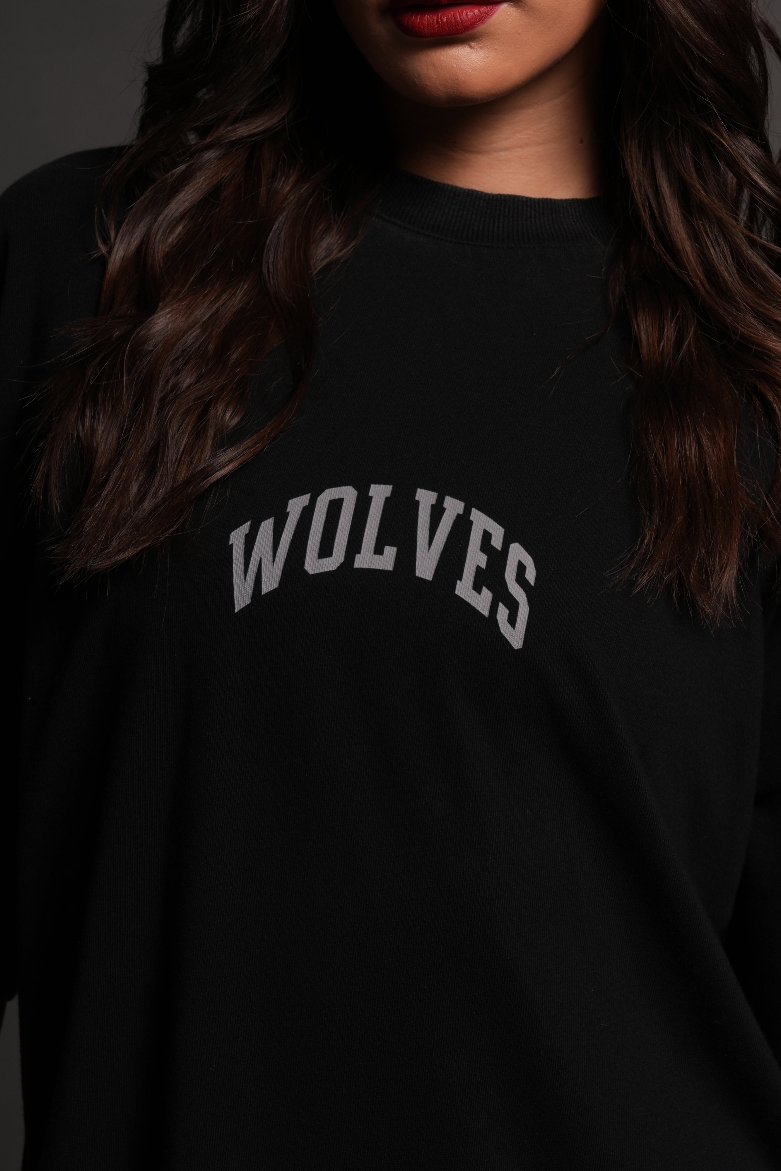 La Ca Frvr Premium Oversized Tee in Black