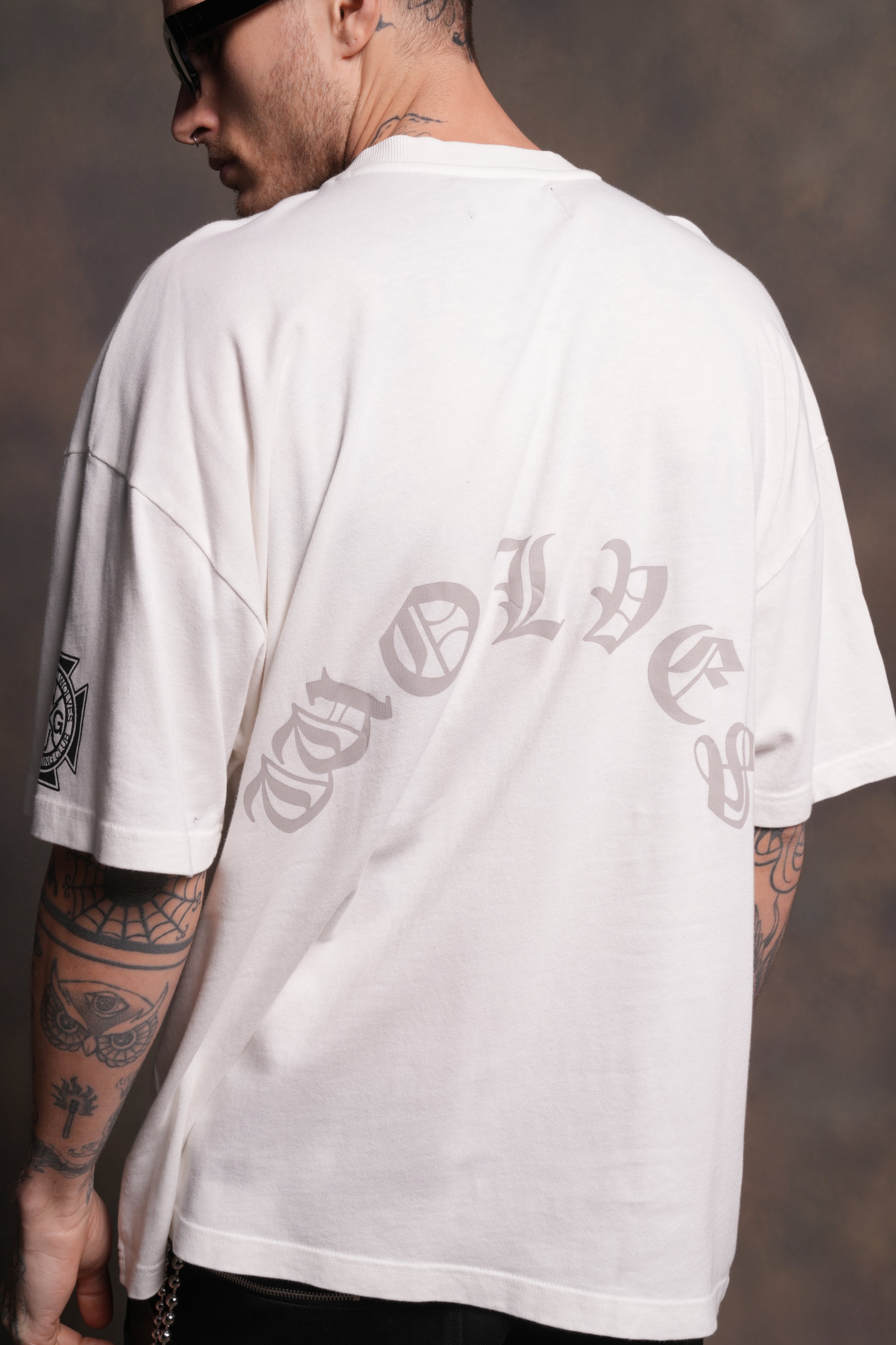 Our Clubs "Premium" Oversized Tee in Cream