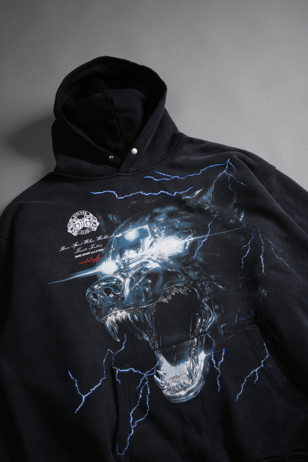 Eye of the Beast "Pierce" Hoodie in Black Drift Wash