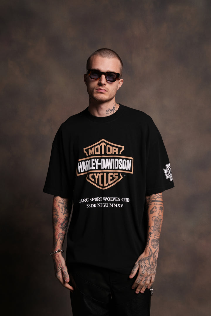 Our Clubs "Premium" Oversized Tee in Black