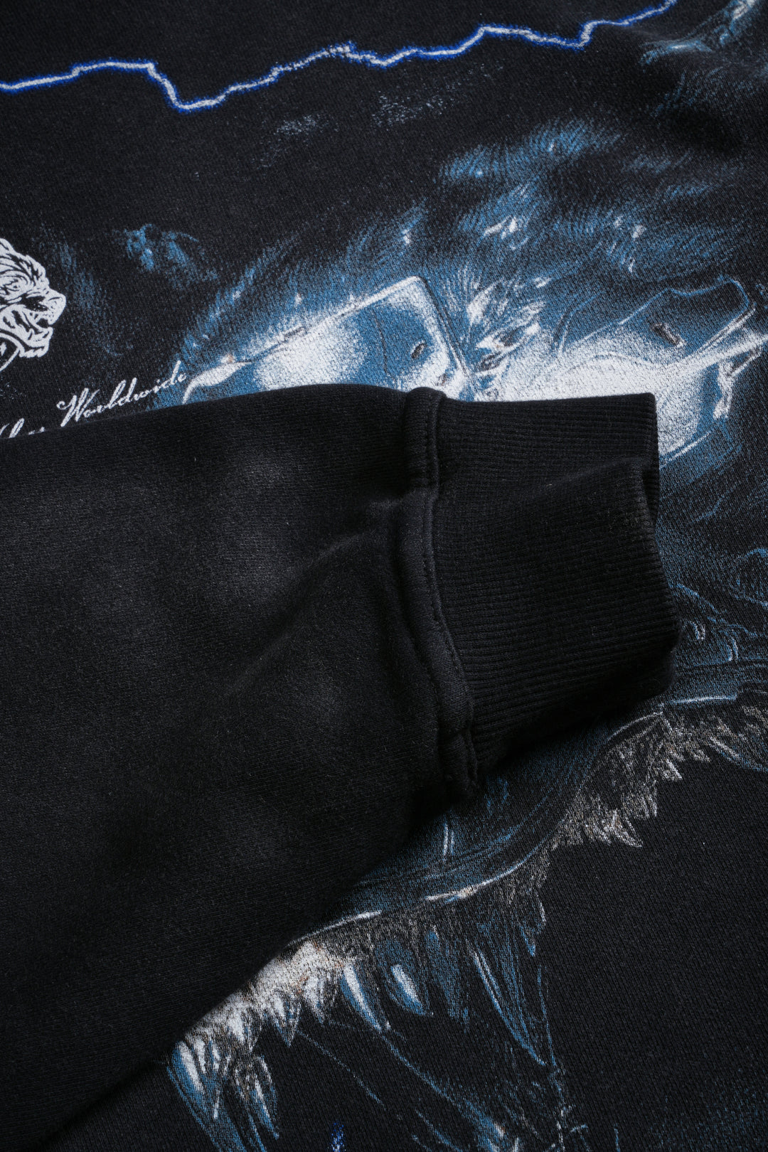 Eye of the Beast "Pierce" Hoodie in Black Drift Wash