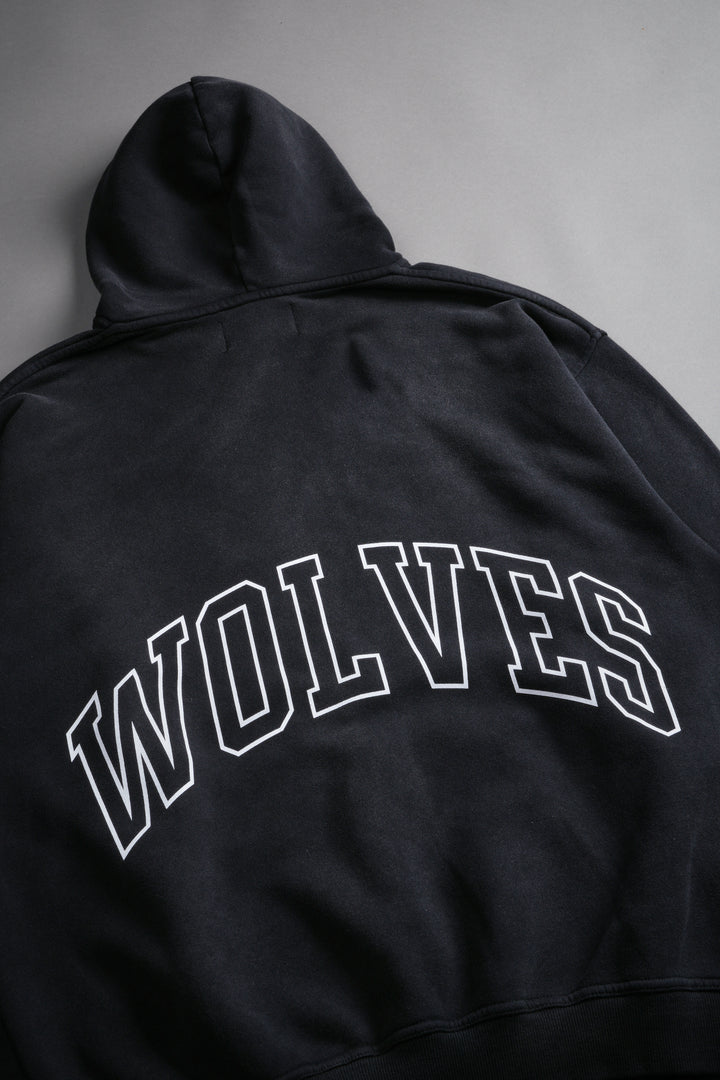 Eye of the Beast "Pierce" Hoodie in Black Drift Wash