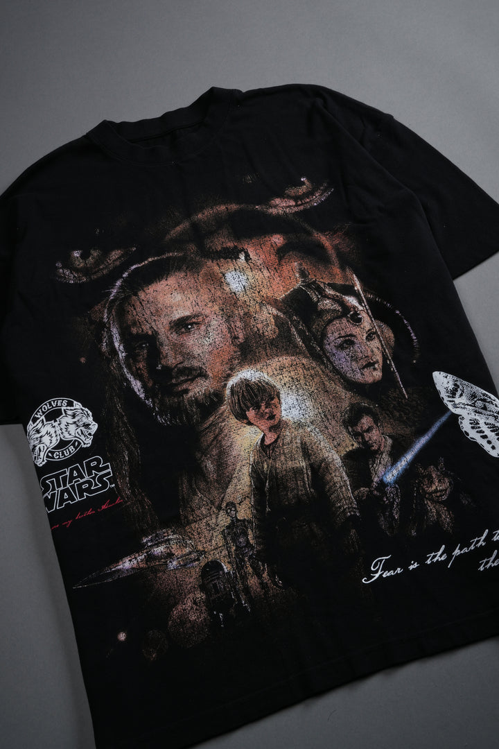 The Phantom Menace "Side-By-Side" Series Premium Tee in Black