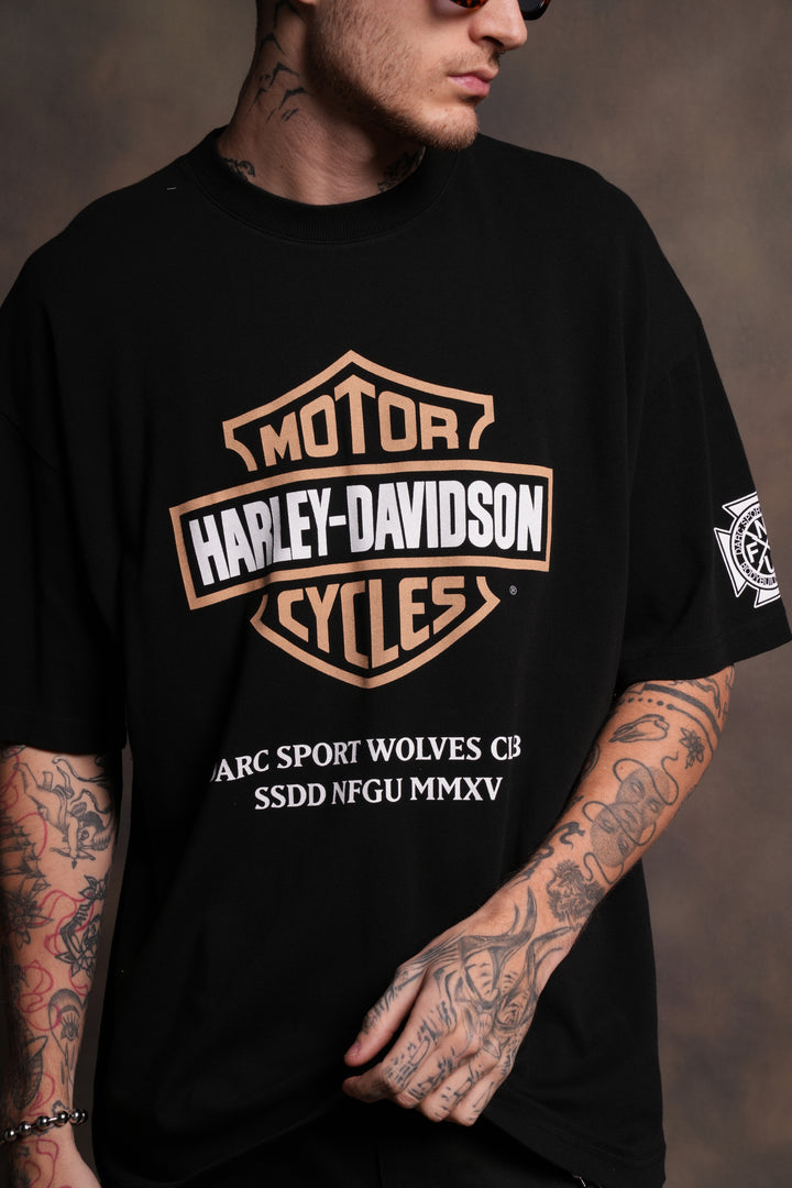 Our Clubs "Premium" Oversized Tee in Black