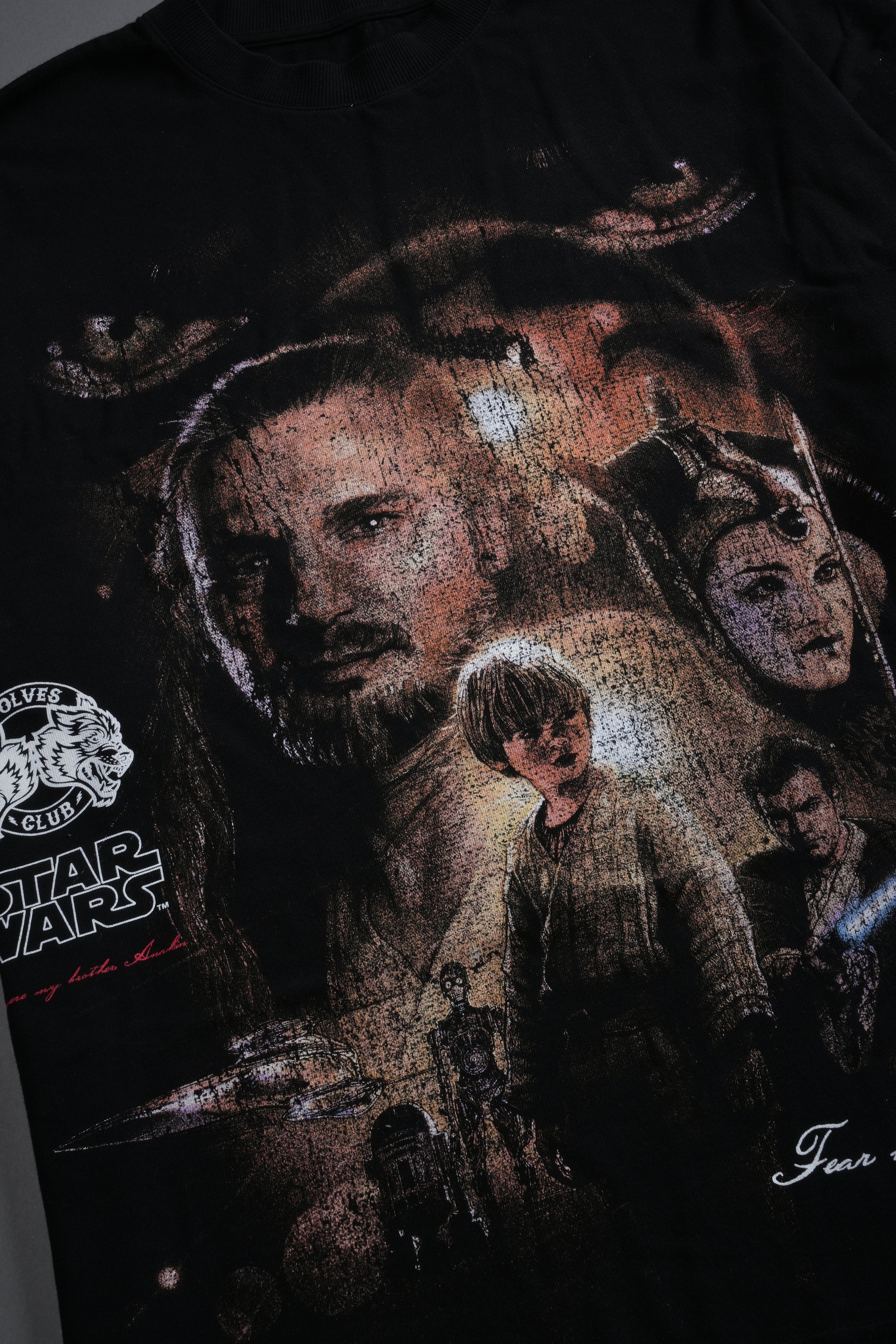 The Phantom Menace "Side-By-Side" Series Premium Tee in Black