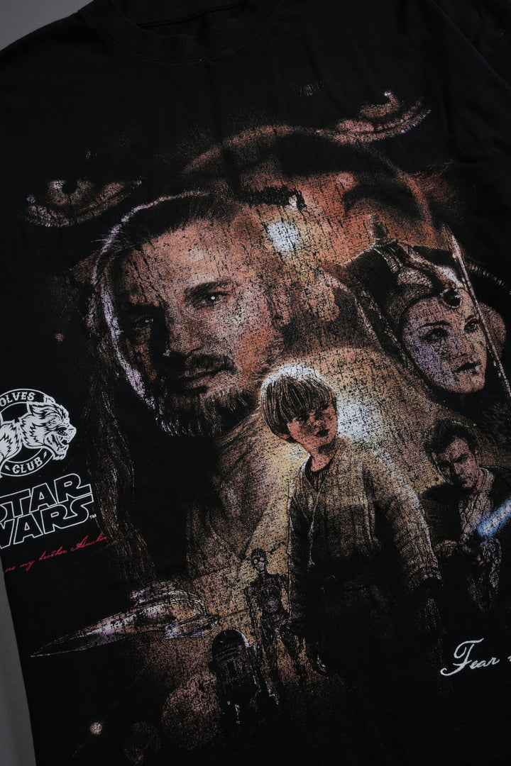 The Phantom Menace "Side-By-Side" Series Premium Tee in Black