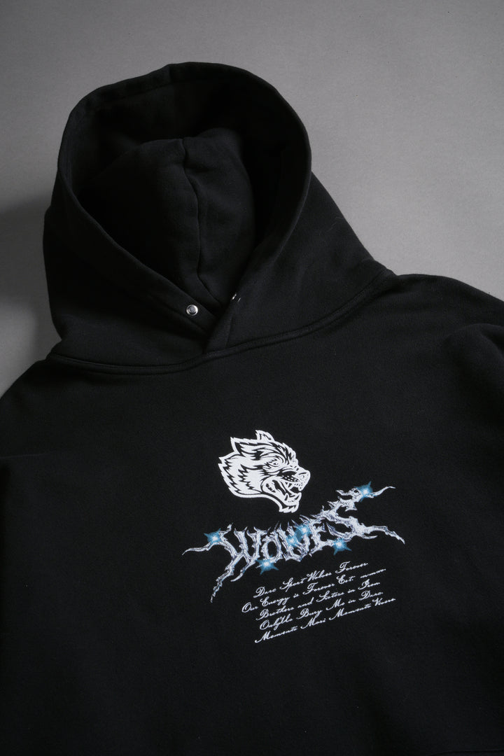 Iron Moth "Pierce" Hoodie in Black