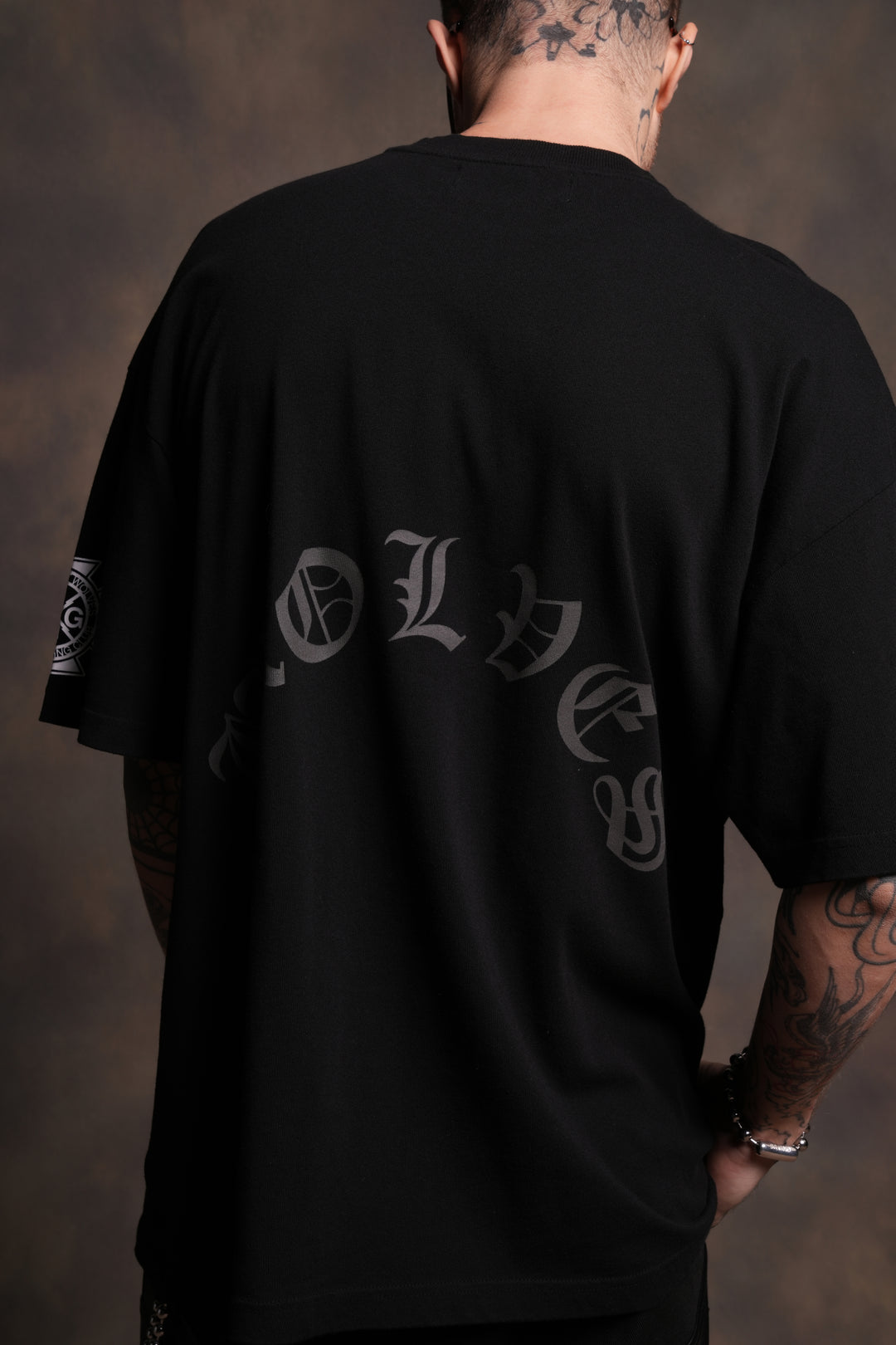 Our Clubs "Premium" Oversized Tee in Black