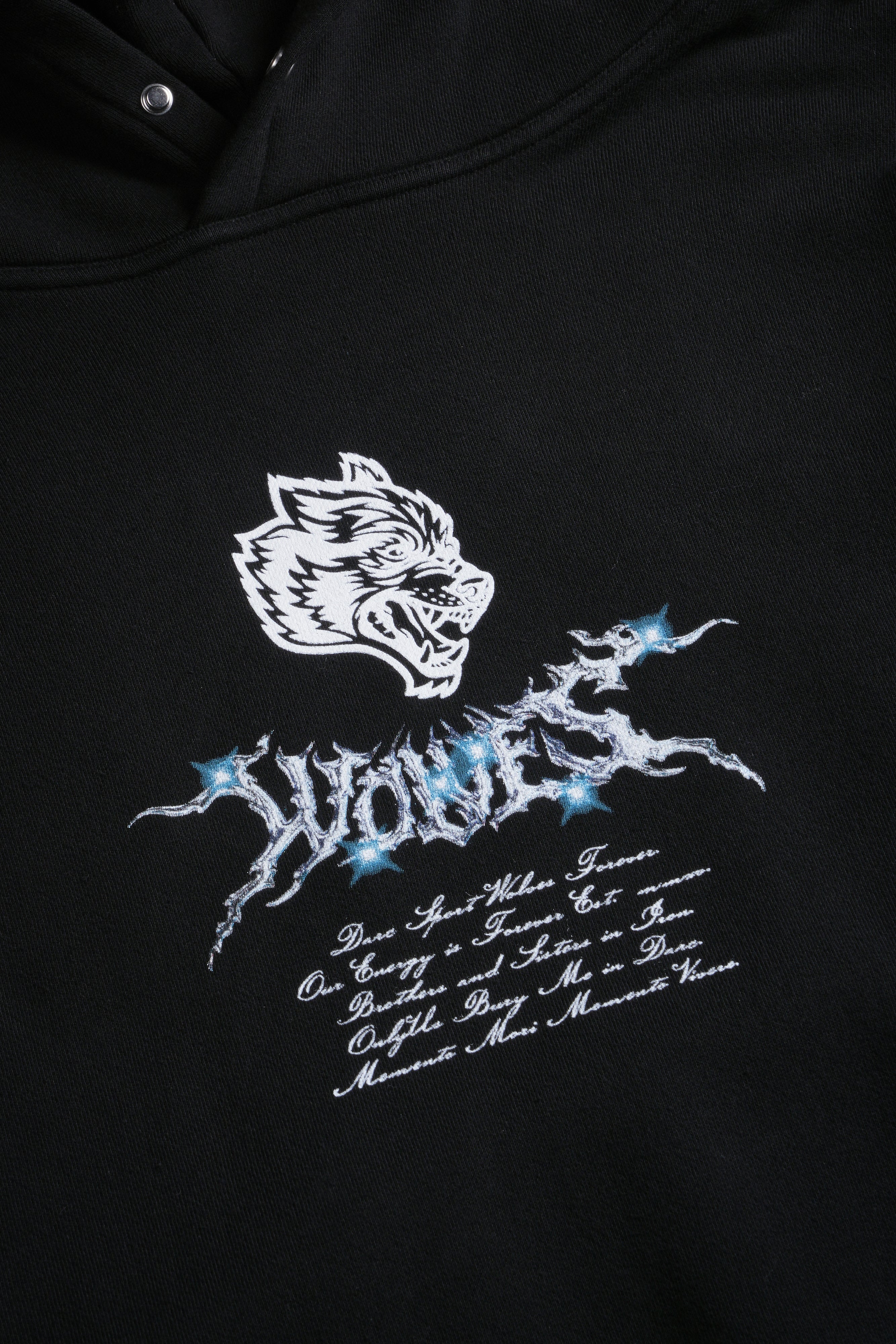 Iron Moth "Pierce" Hoodie in Black