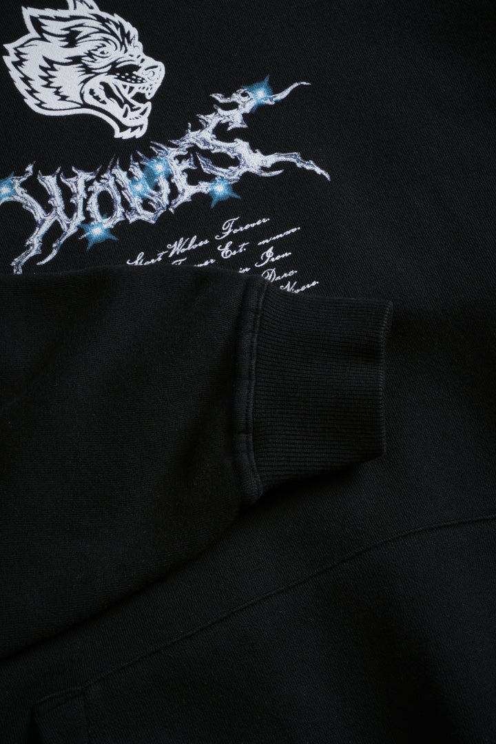 Iron Moth "Pierce" Hoodie in Black