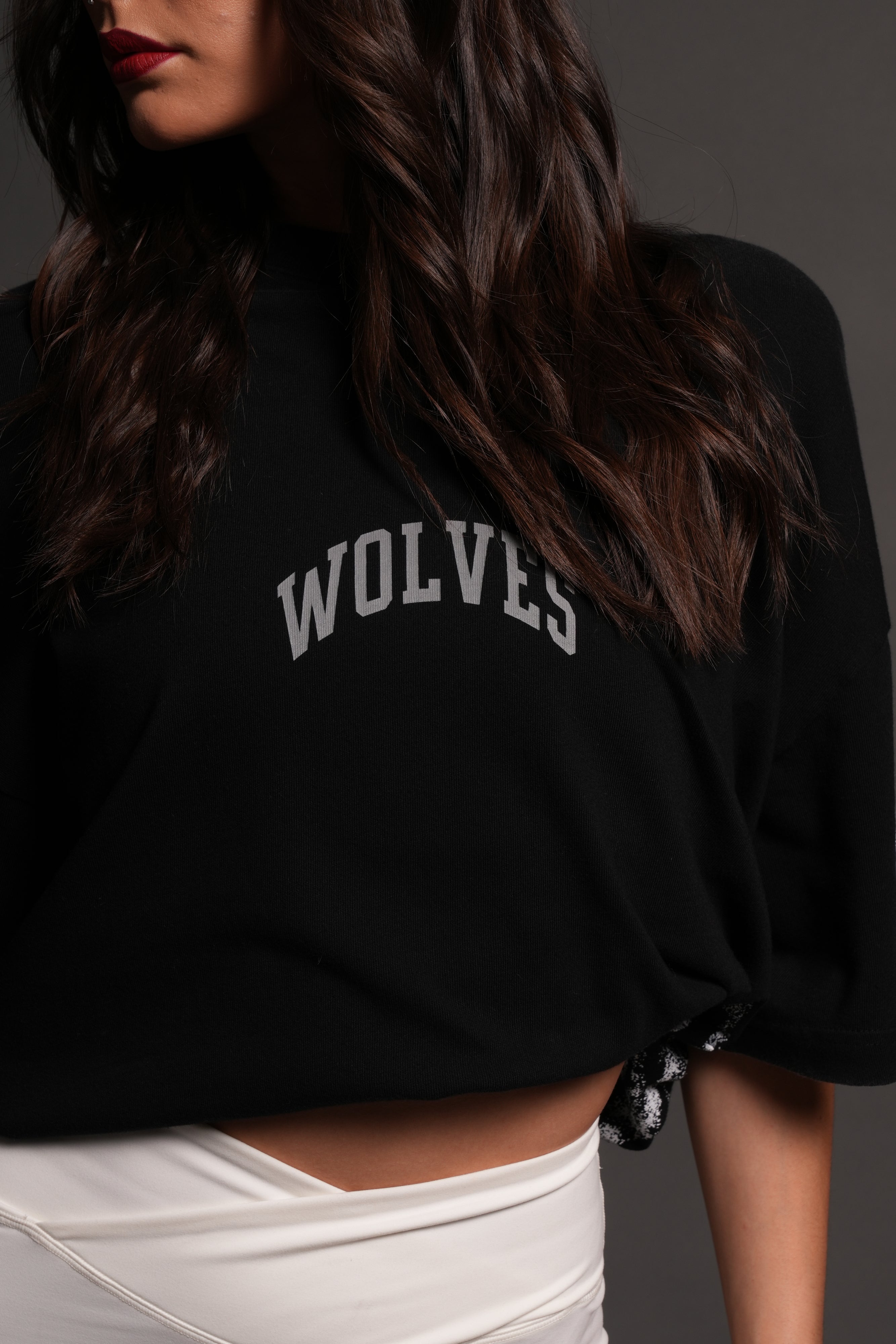 La Ca Frvr Premium Oversized Tee in Black
