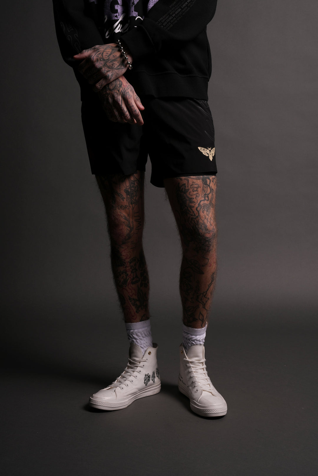 Live Or Die Compression Shorts in Black