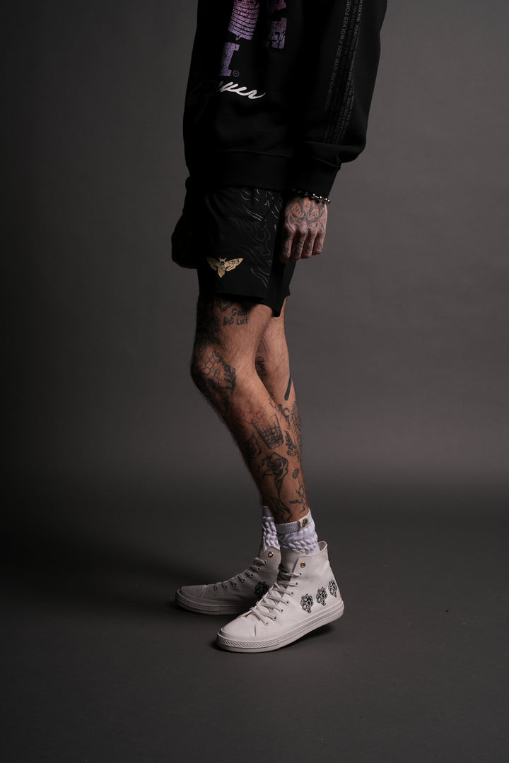 Live Or Die Compression Shorts in Black