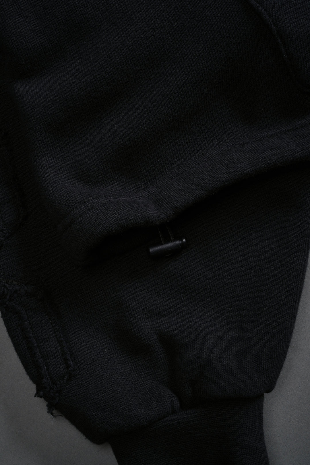 Our Mantra Appliqué Oversized "Everson" Mockneck in Black