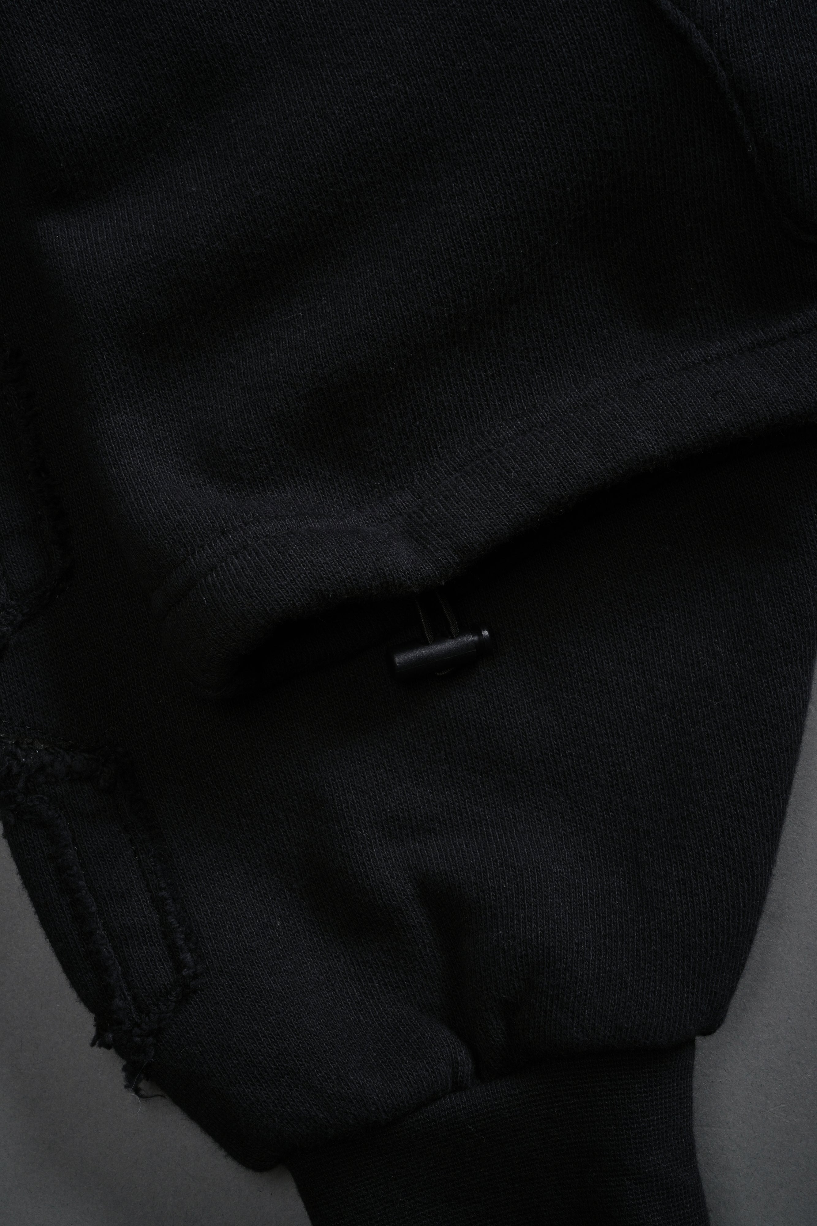 Our Mantra Appliqué Oversized "Everson" Mockneck in Black