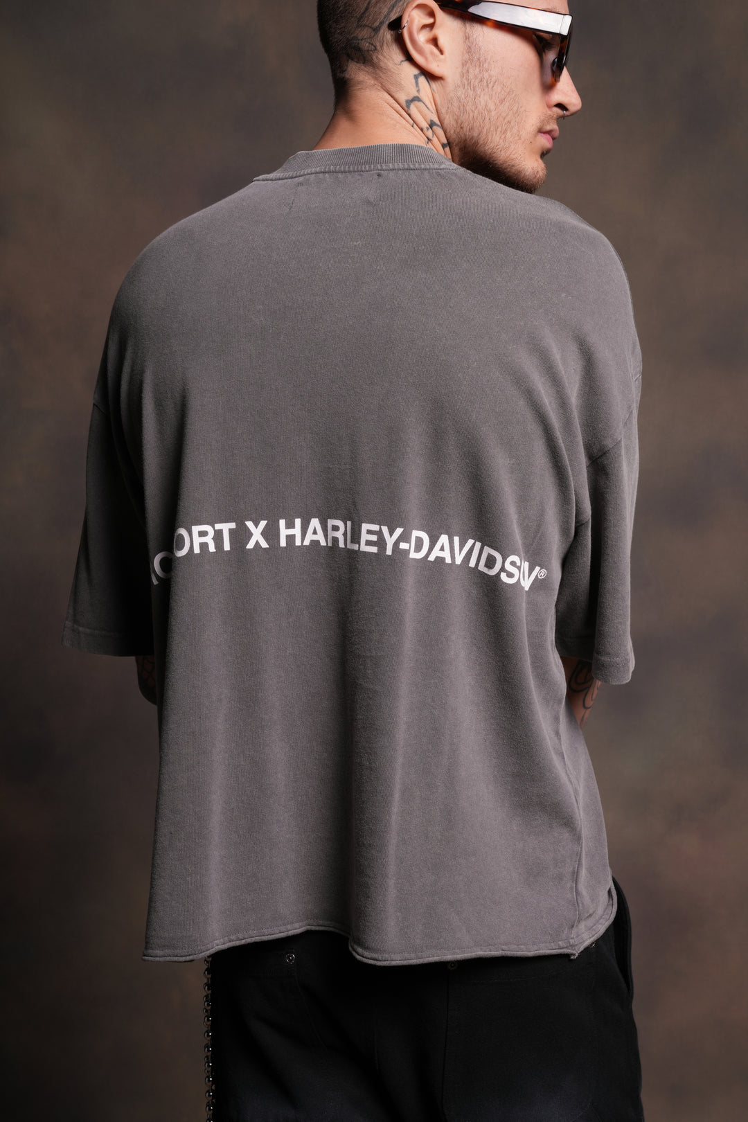 Inferno Shield Premium Unisex Raw Hem "Box Cut" Tee in Slate Gray