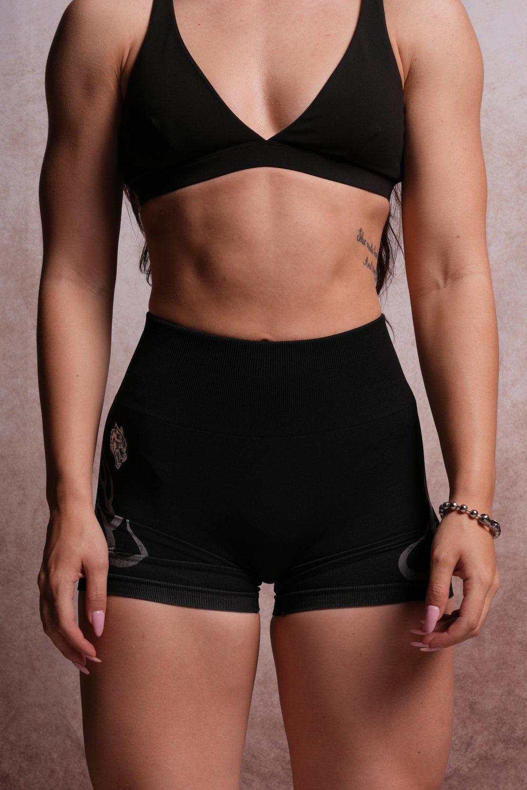 Darc Infernal Everson Seamless "Sierra" Shorts in Black