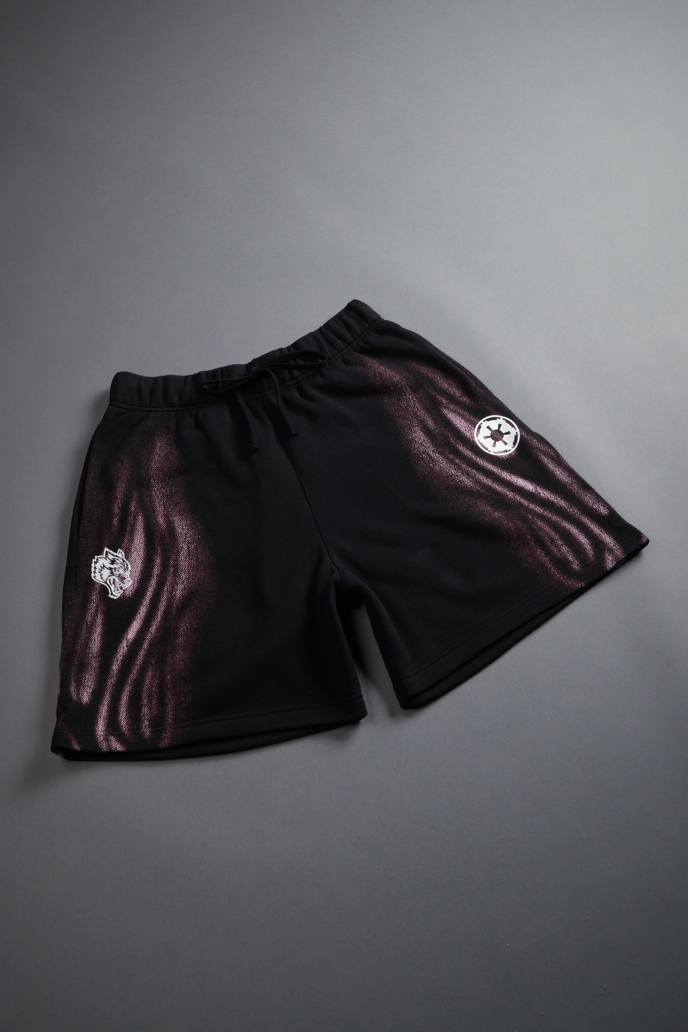 Dark Flame Oversized Post Lounge Sweat Shorts in Black – DarcSport