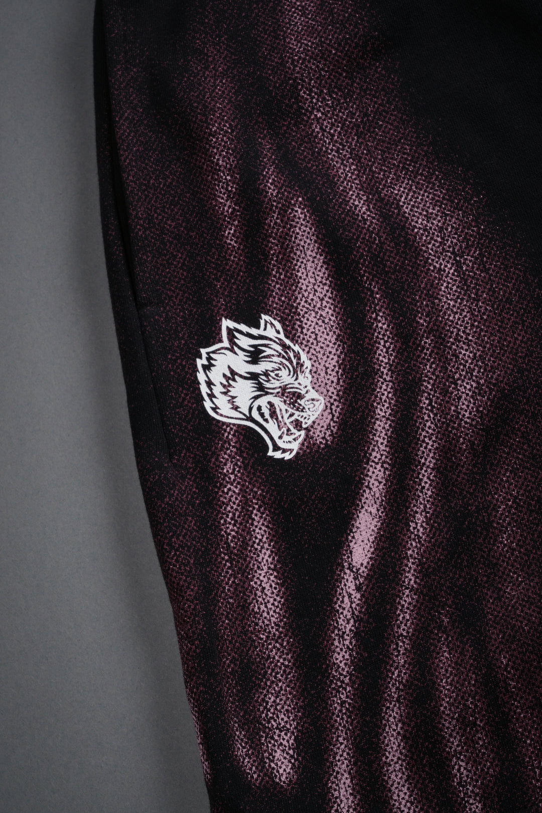 Dark Flame Oversized Post Lounge Sweat Shorts in Black