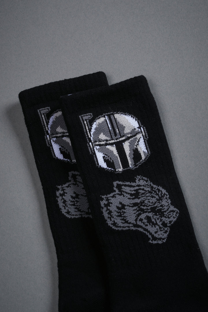 Big Wolf Boba Fett Classic Socks in Black