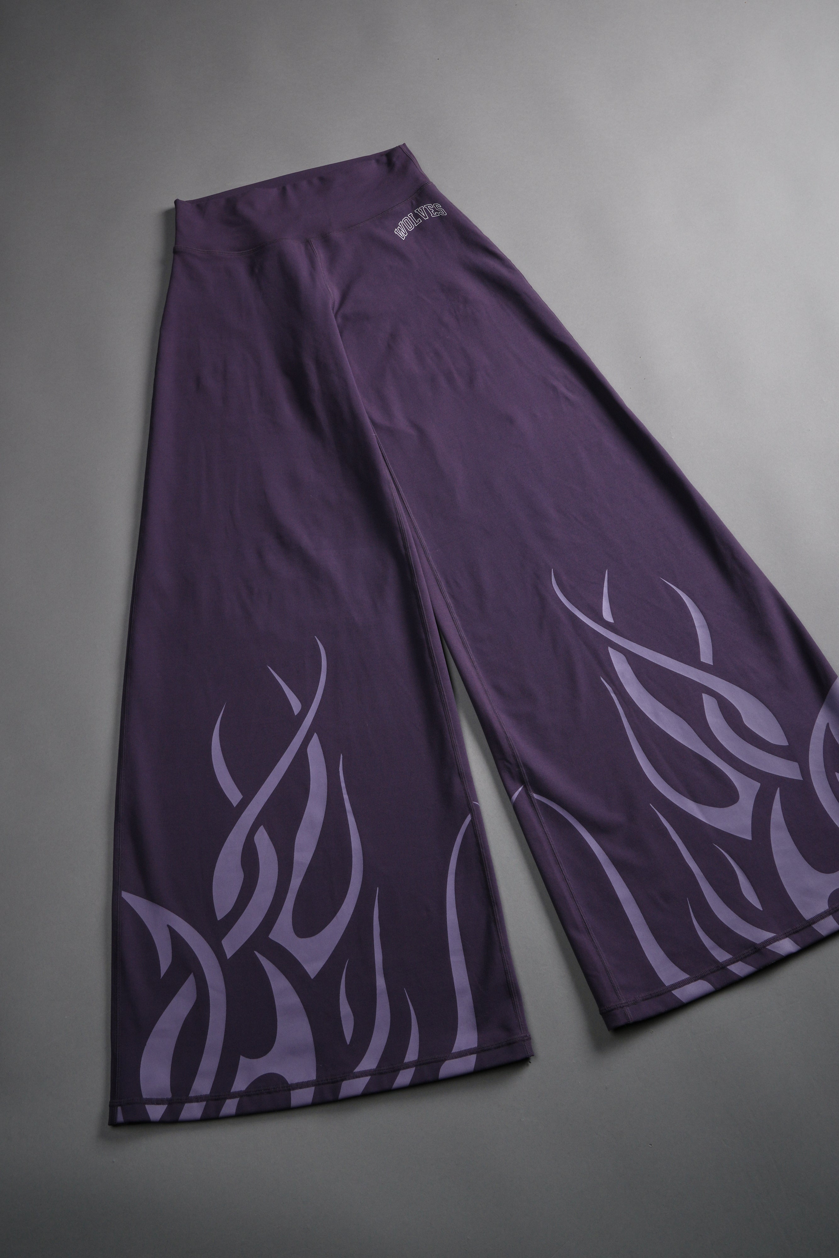 Finite Flame Wide Leg Energy Pants in Phantom Purple