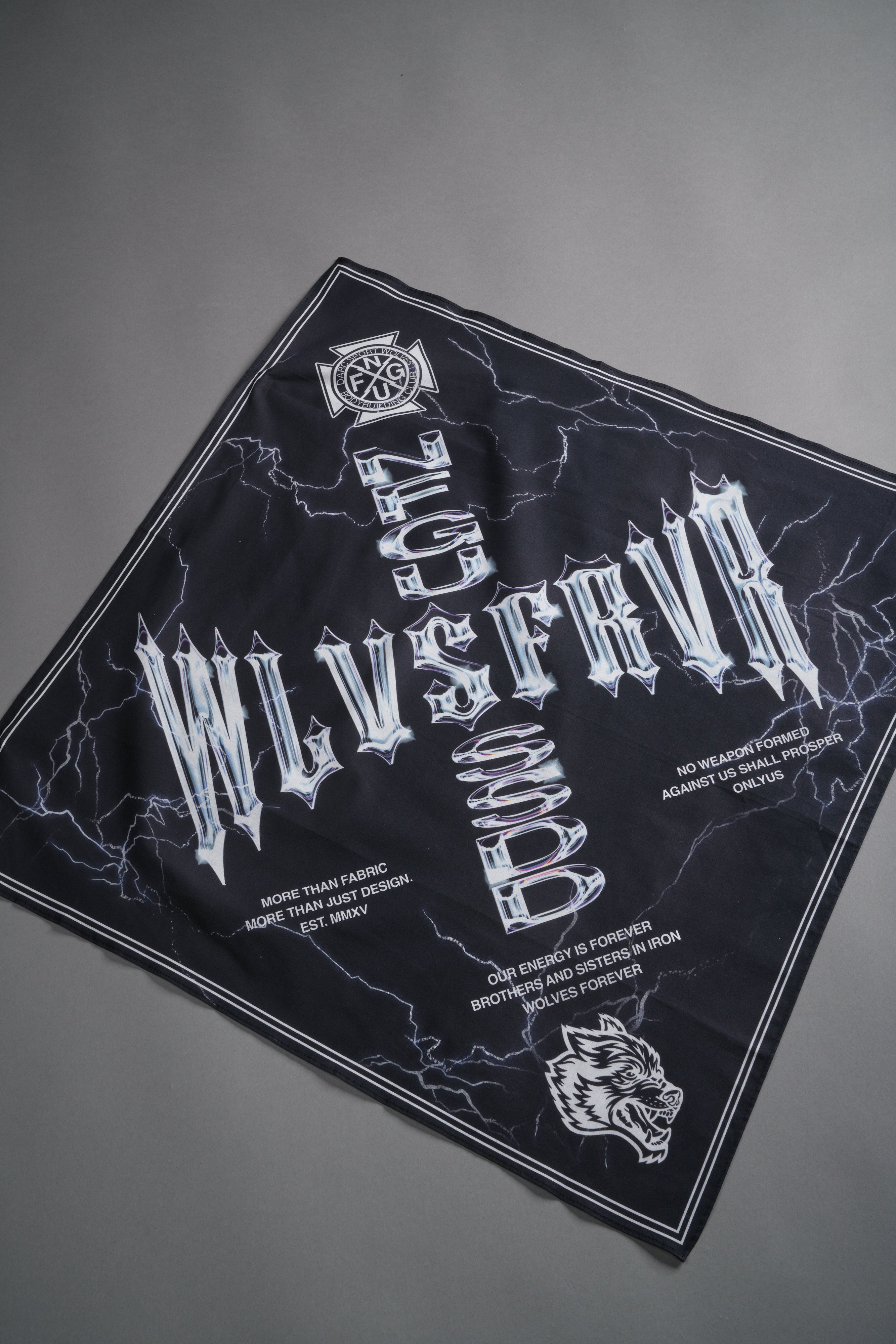 Iron Code Bandana in Black