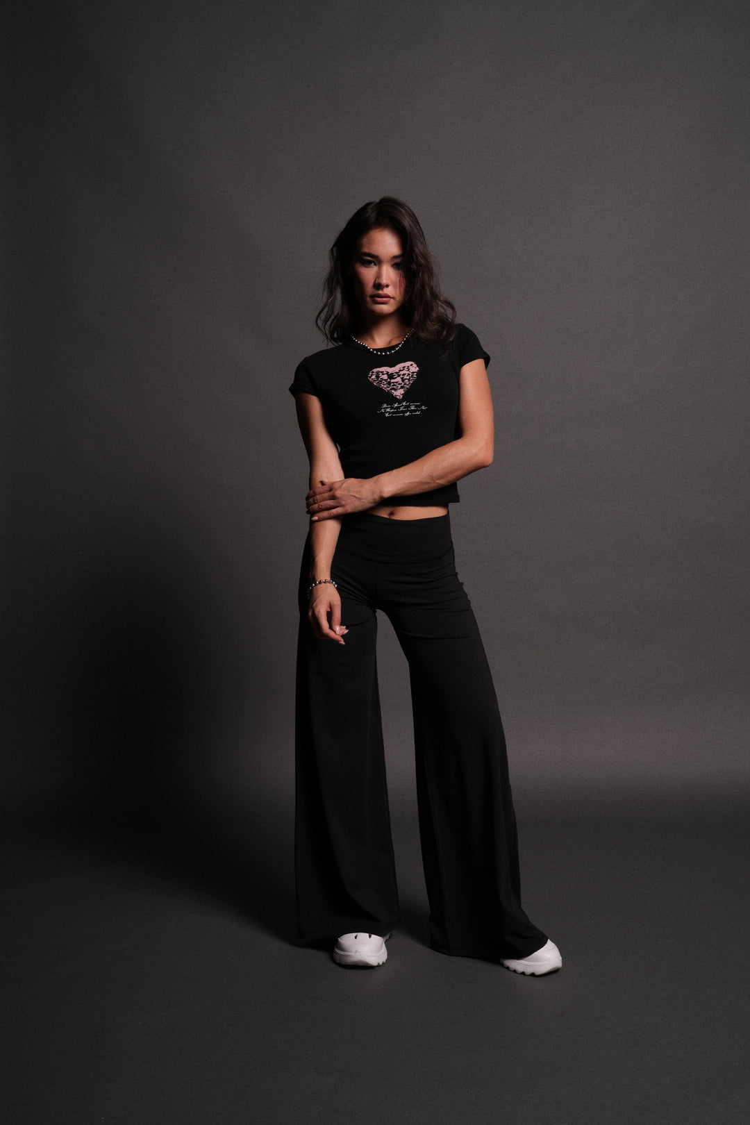 Memento Amore "Baby" Tee in Black