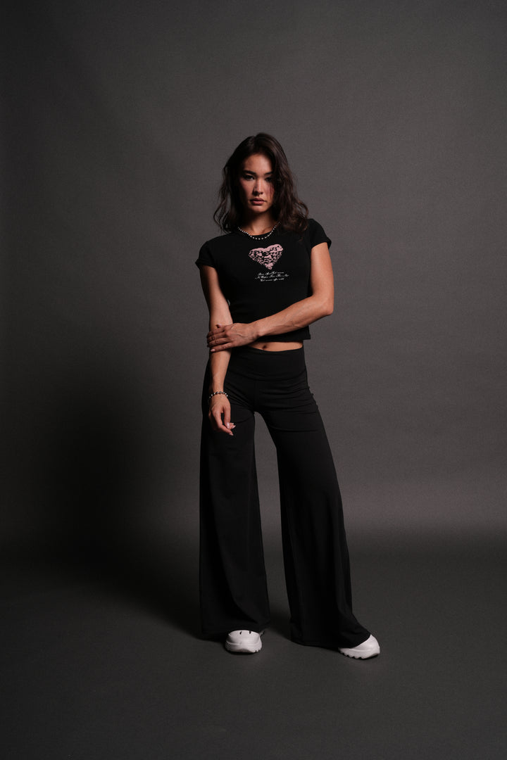 Memento Amore "Baby" Tee in Black