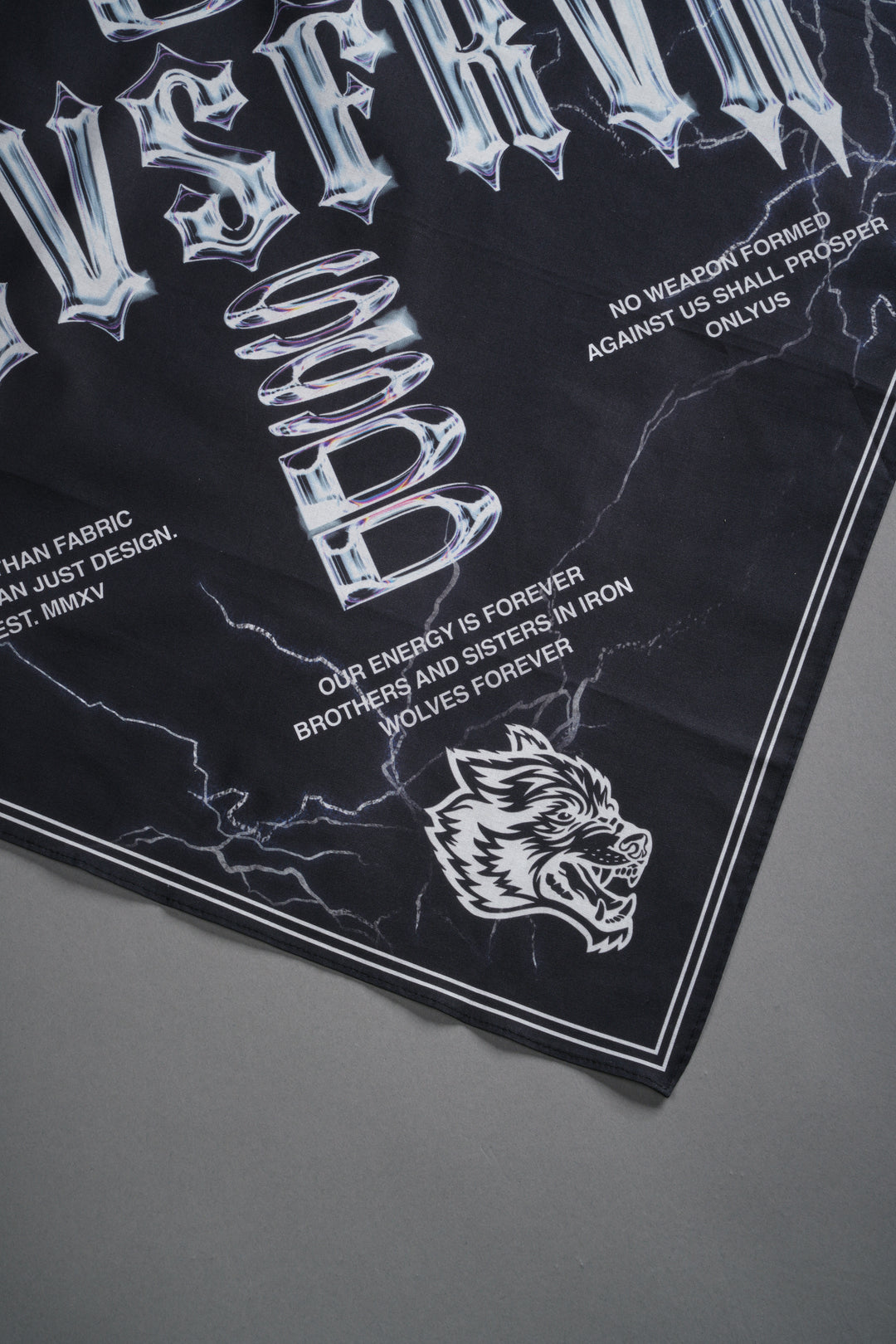 Iron Code Bandana in Black