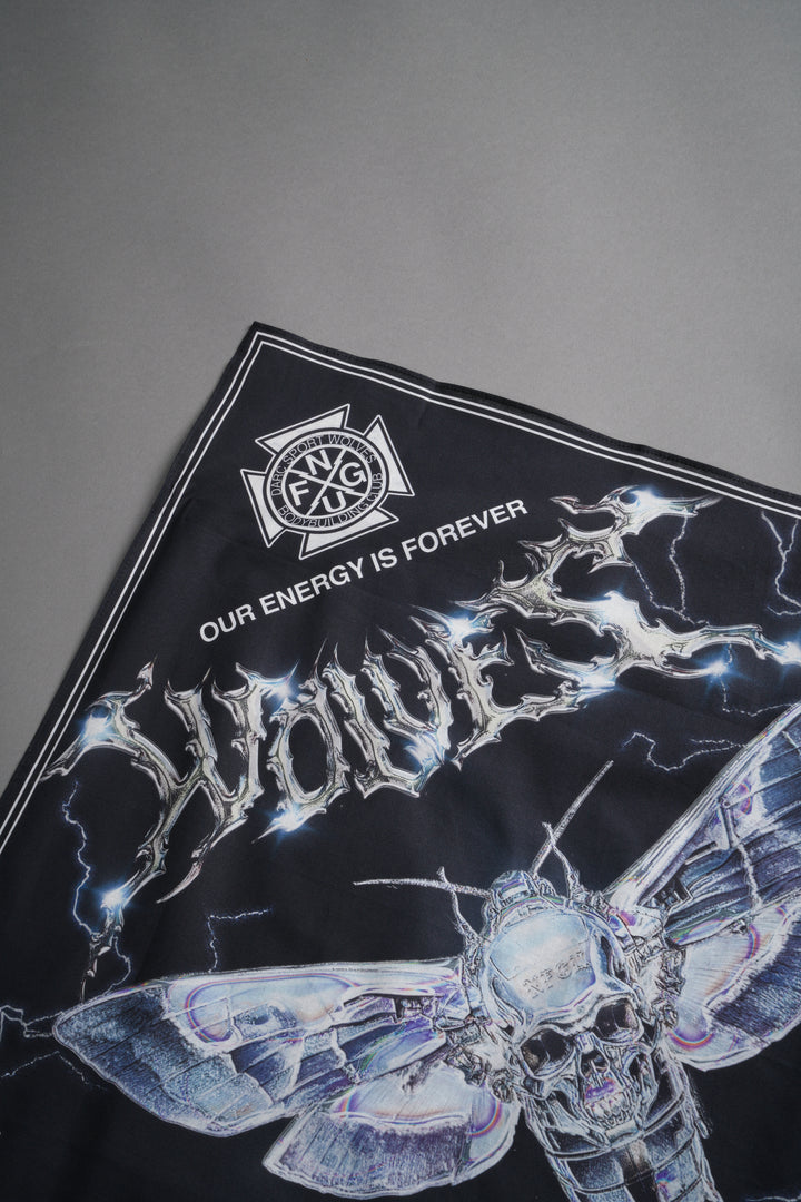 Iron Moth Bandana in Black