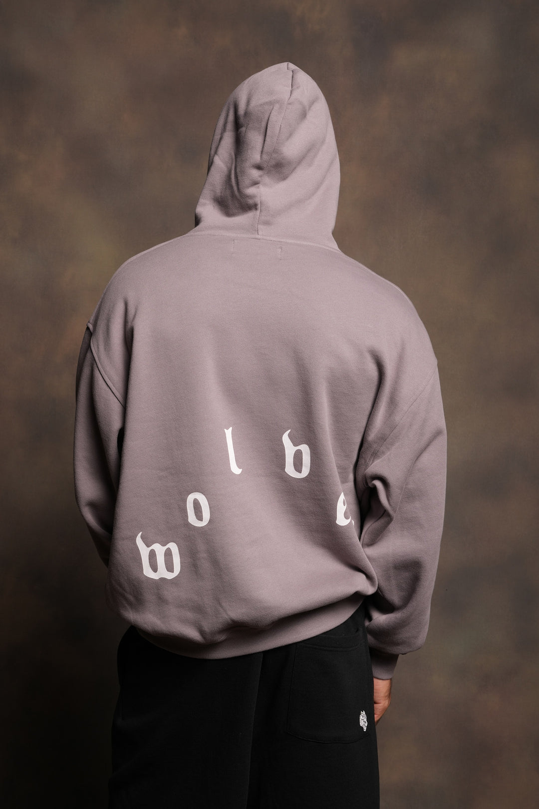 Dama De Las Rosas Bishop Hoodie In Pale Gray