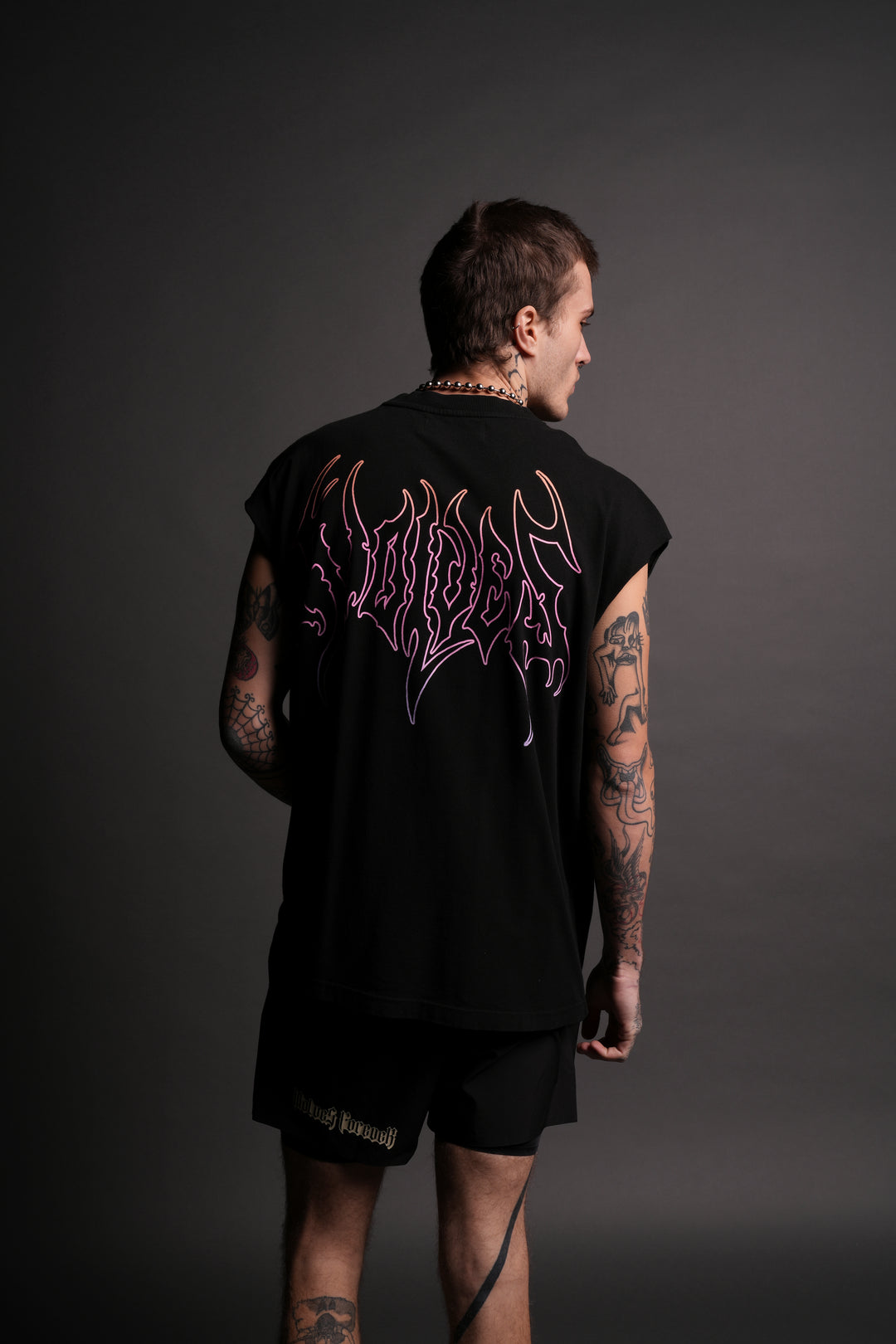 Iron Flame "Premium" Muscle Tee in Black