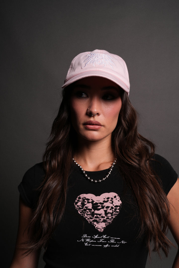 Forged From Iron Dad Hat V2 in Cloud Pink