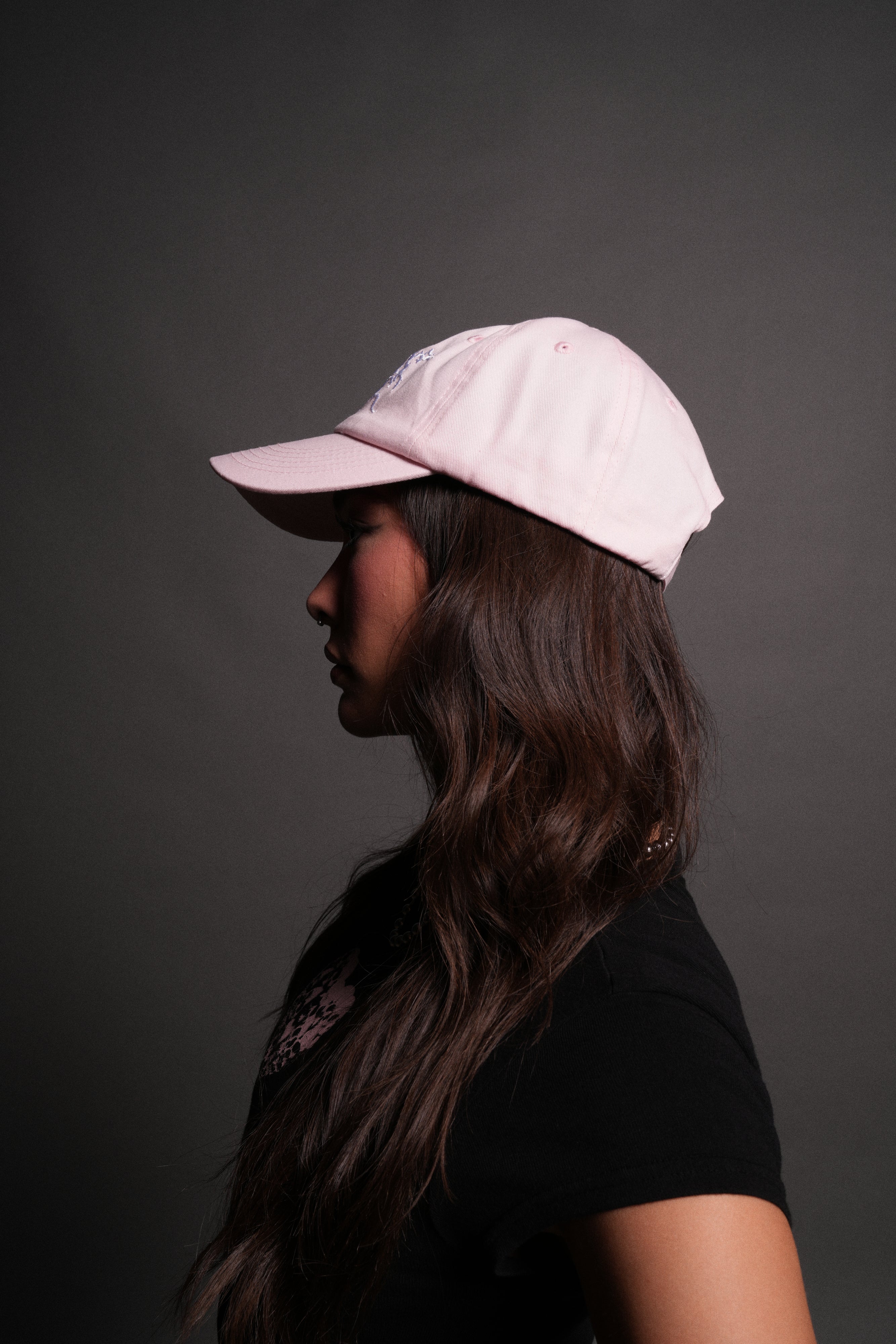 Forged From Iron Dad Hat V2 in Cloud Pink