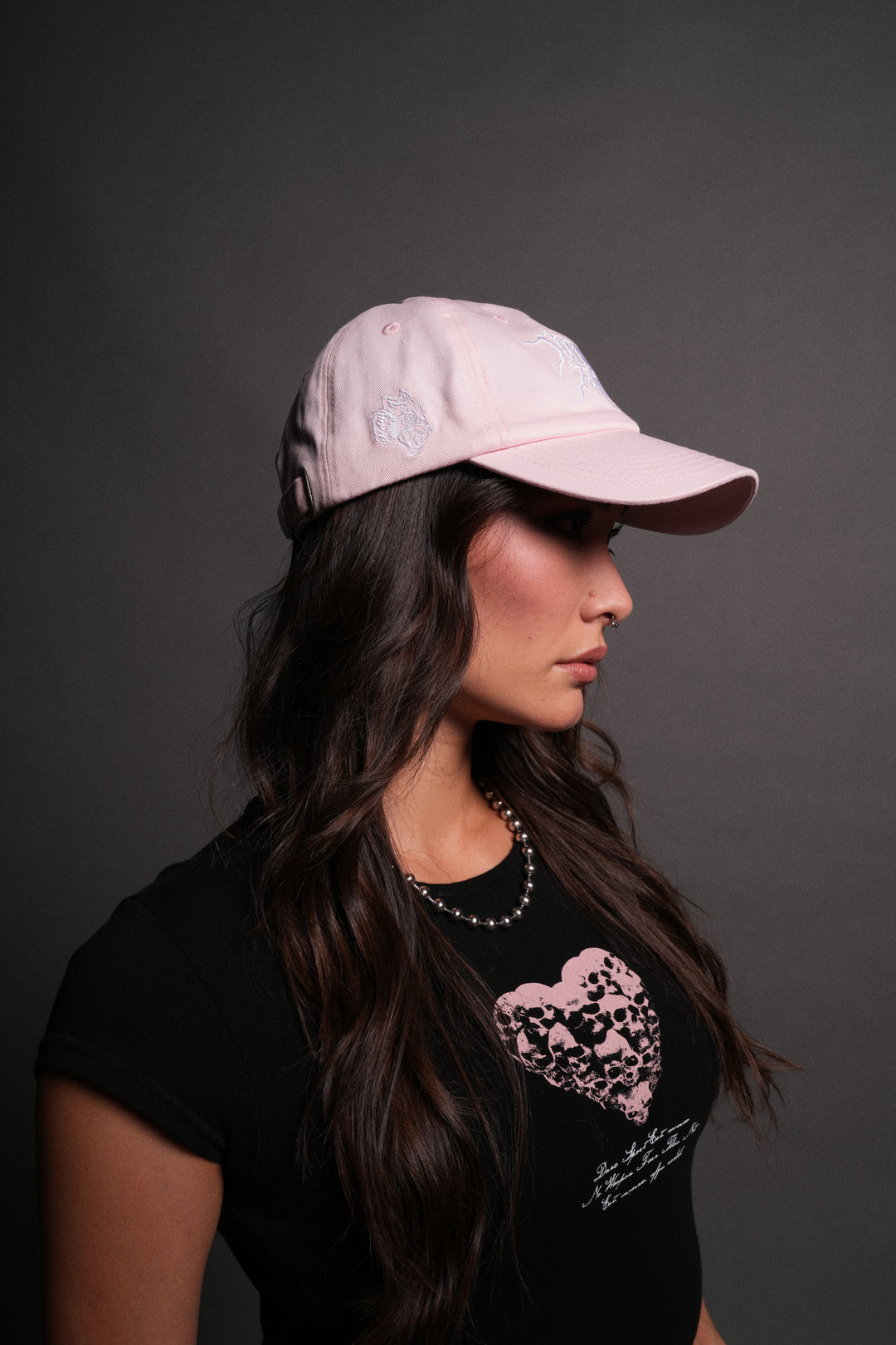 Forged From Iron Dad Hat V2 in Cloud Pink
