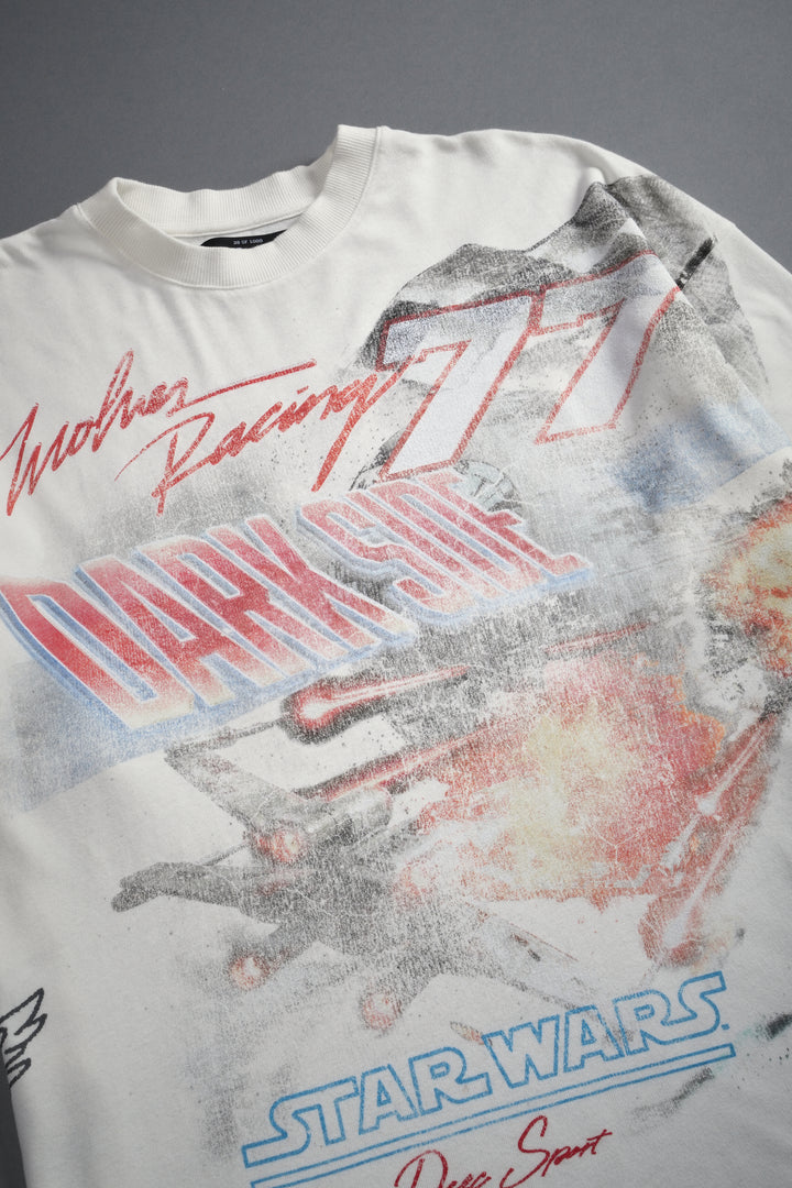 Starfighter Premium Oversized Tee in Cream