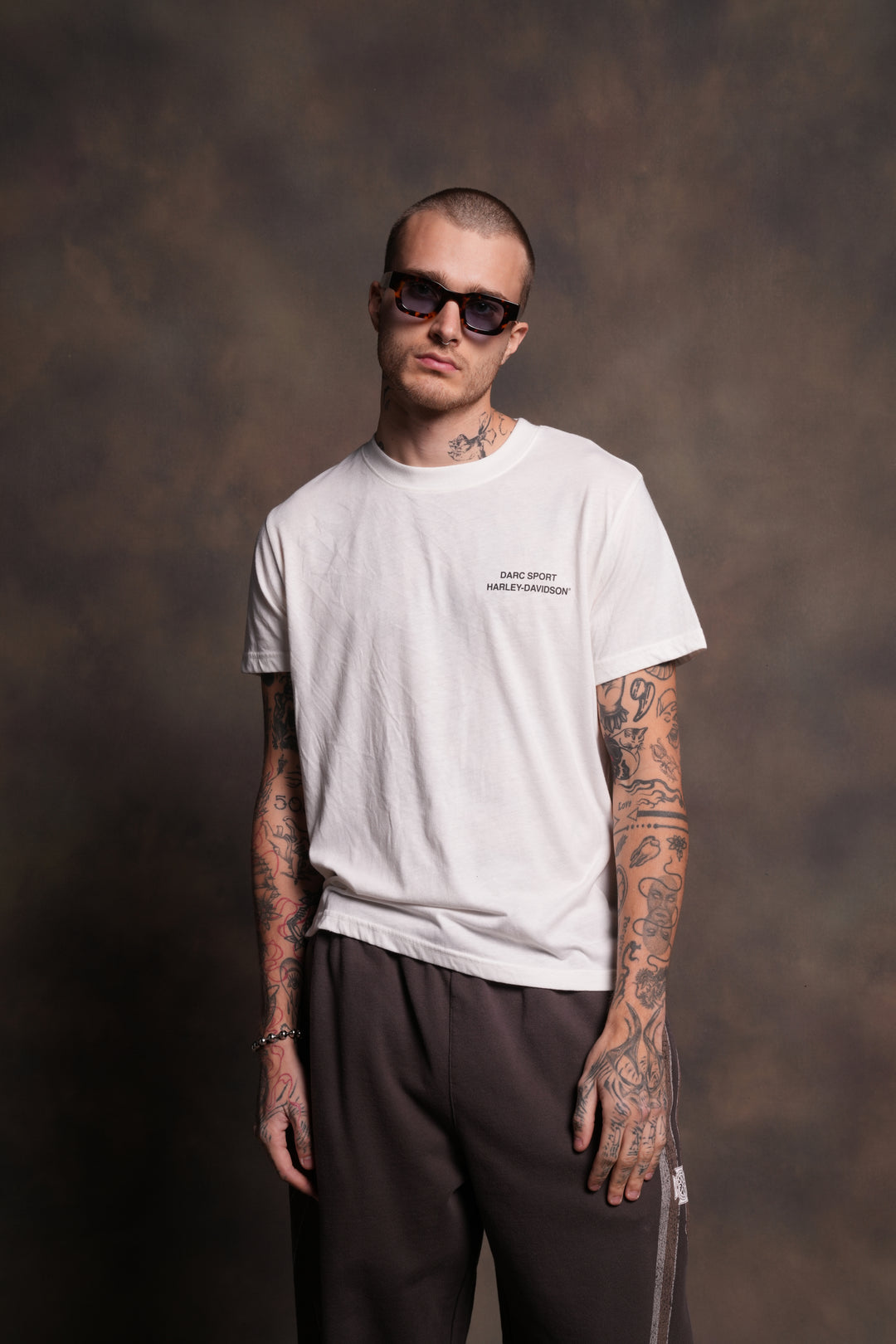 Harley-Davidson X Darc Sport "J. Dean" Premium Tee in Cream