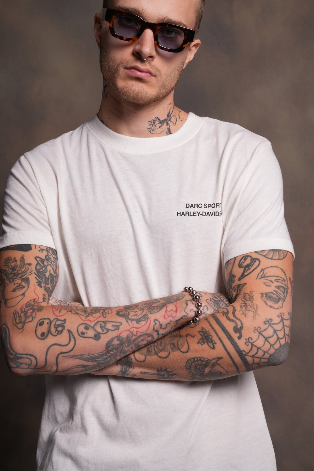 Harley-Davidson X Darc Sport "J. Dean" Premium Tee in Cream