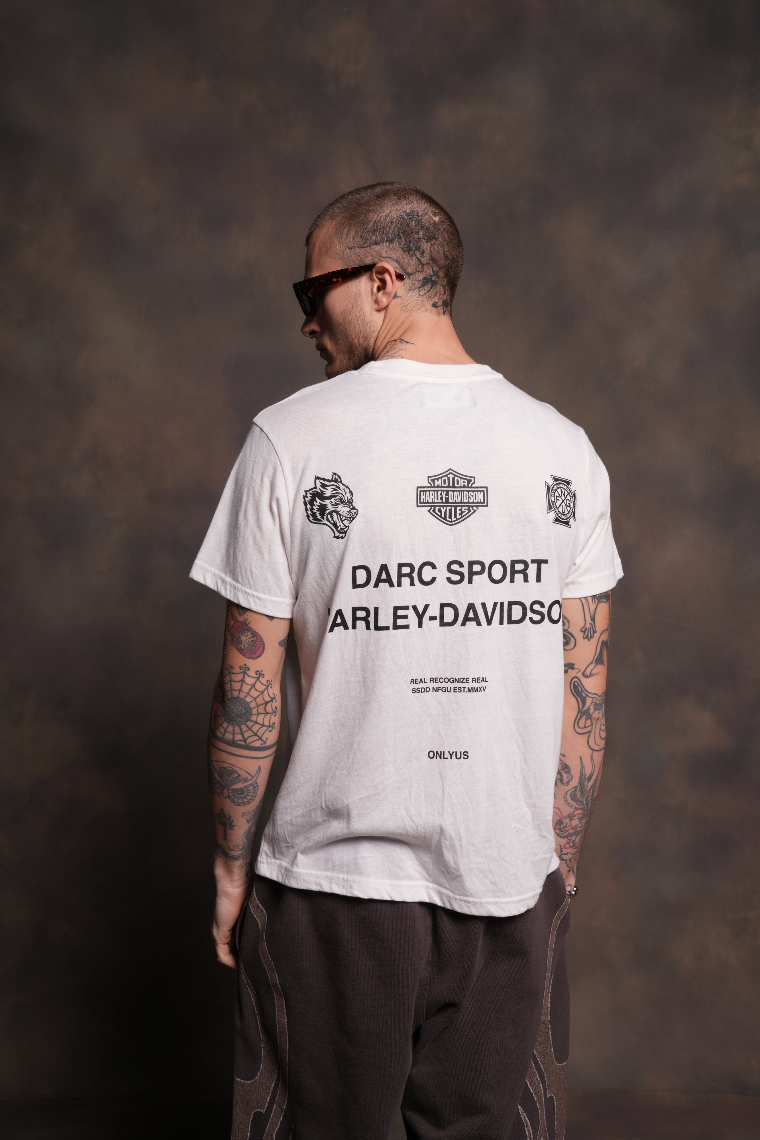 Harley-Davidson X Darc Sport "J. Dean" Premium Tee in Cream