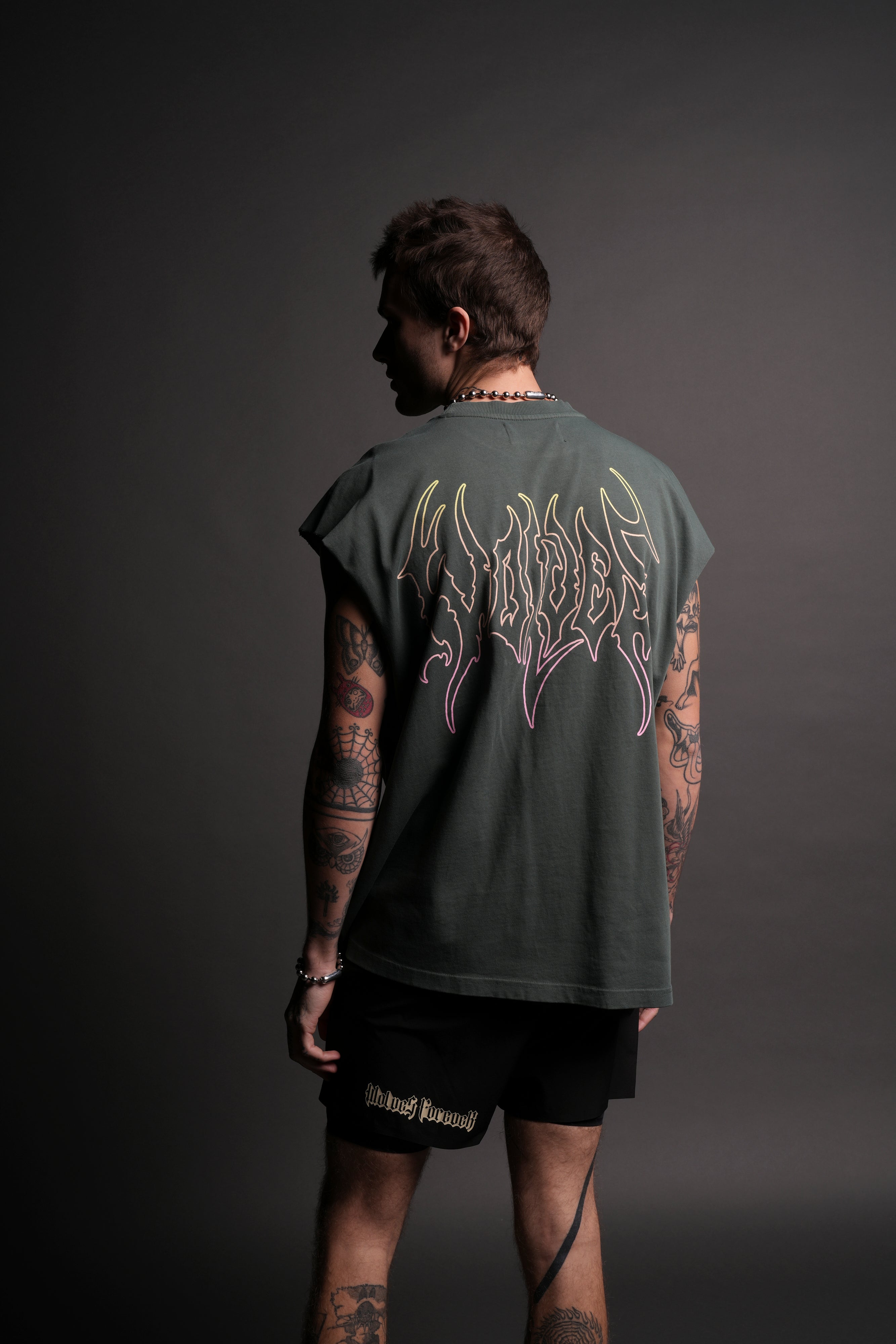 Iron Flame "Premium" Muscle Tee in Norse Green