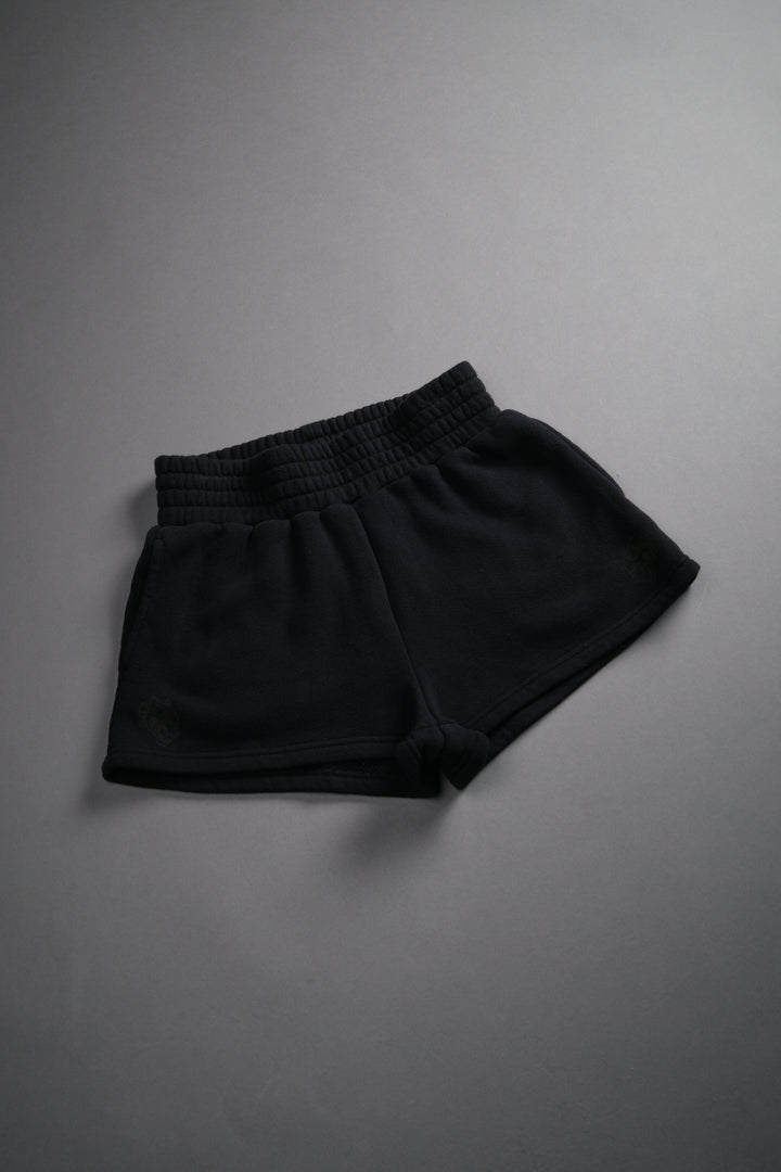 Chopper Appliqué Everson Sweat Shorts in Black