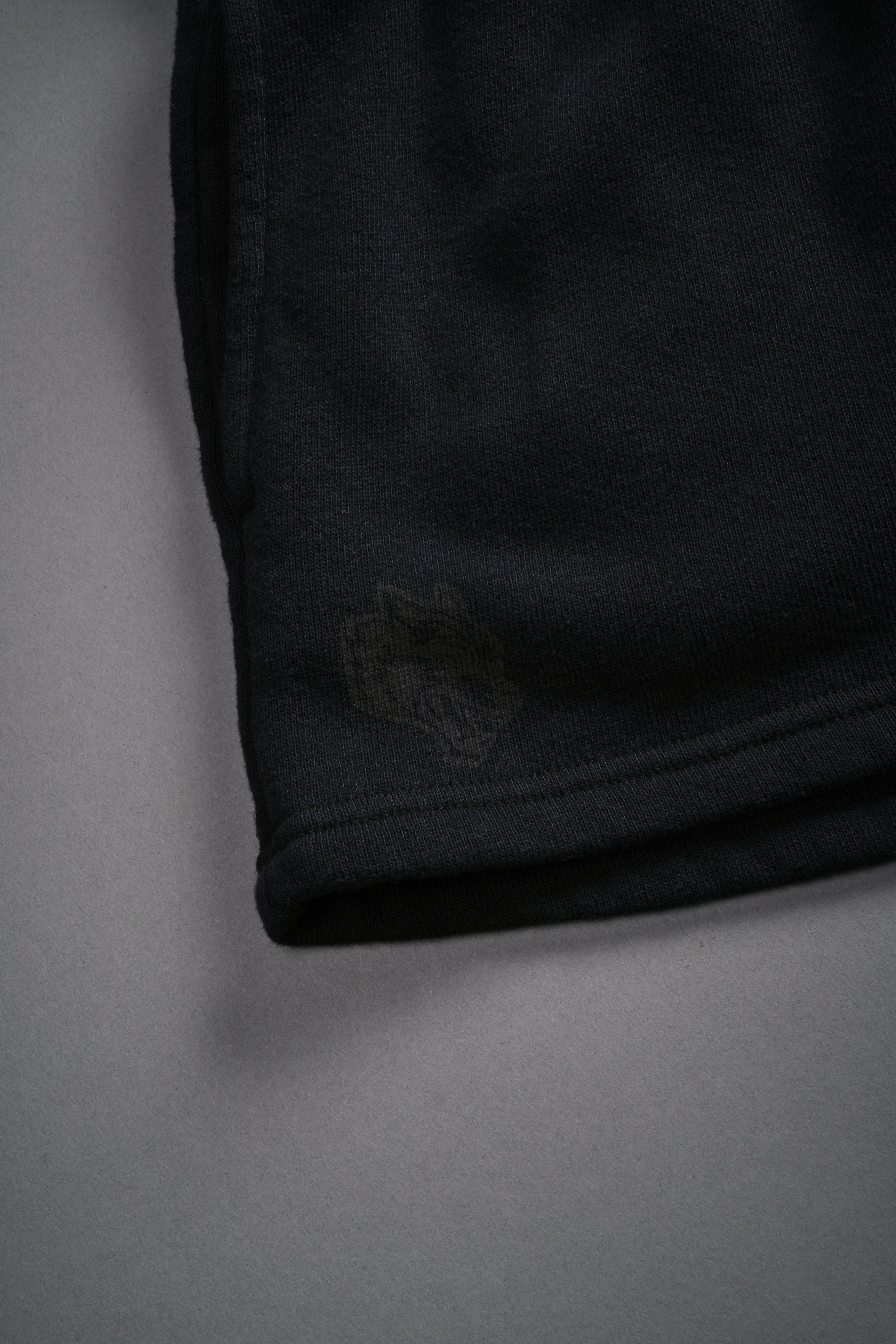 Chopper Appliqué Everson Sweat Shorts in Black