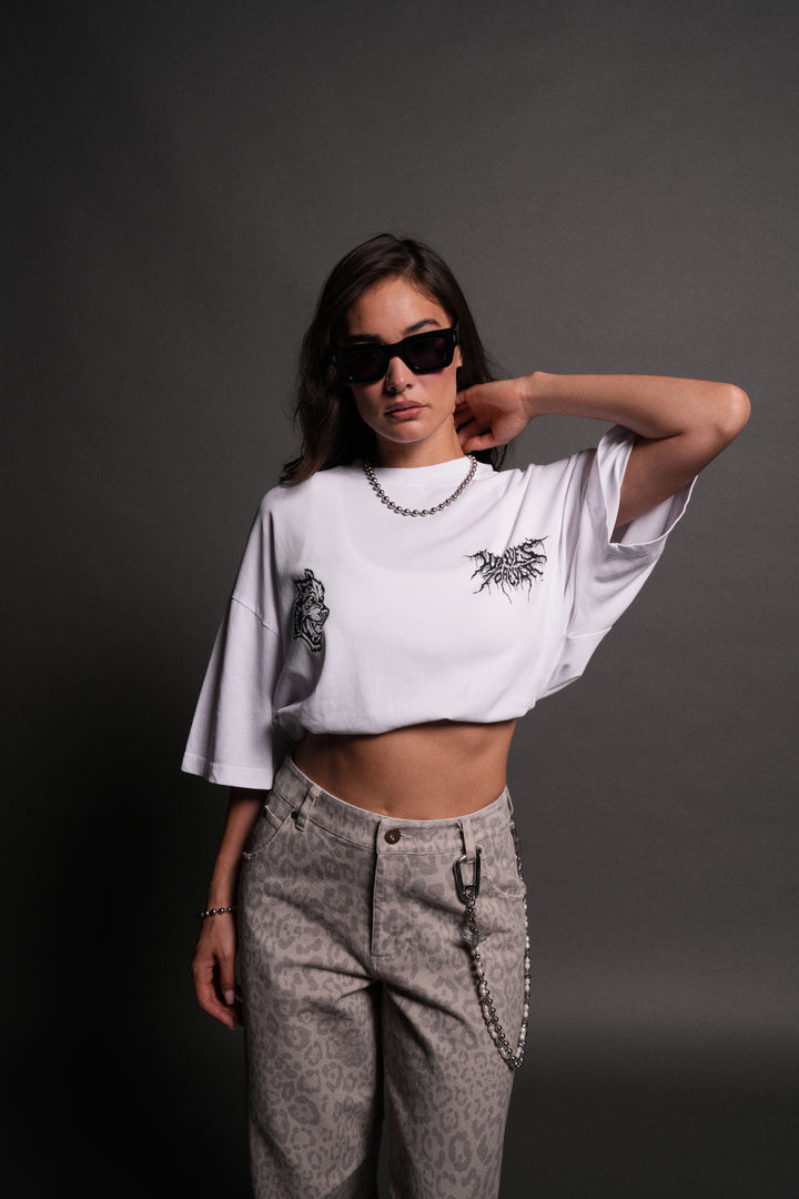 Up Above "Premium" Oversized Tee in White