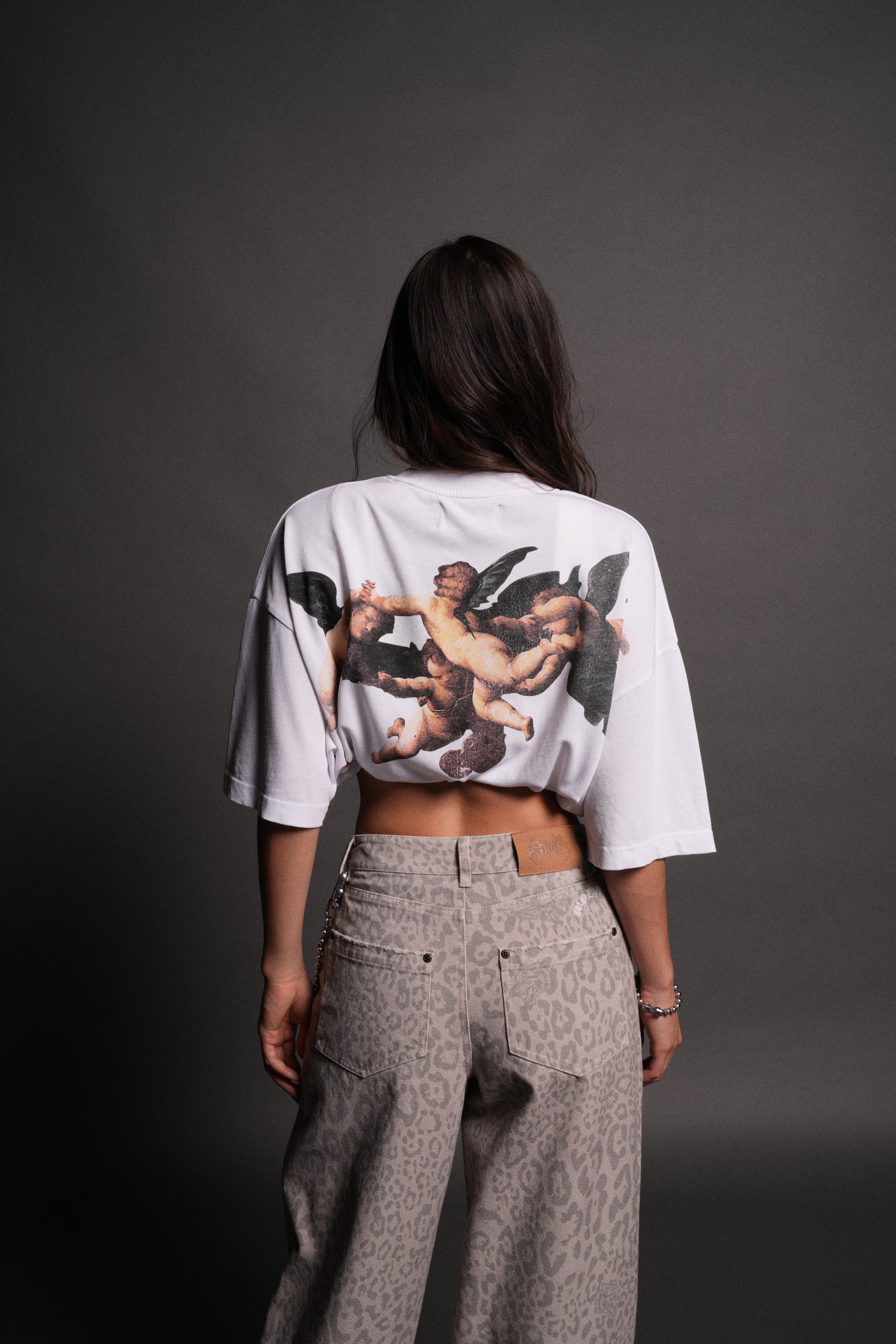 Up Above "Premium" Oversized Tee in White