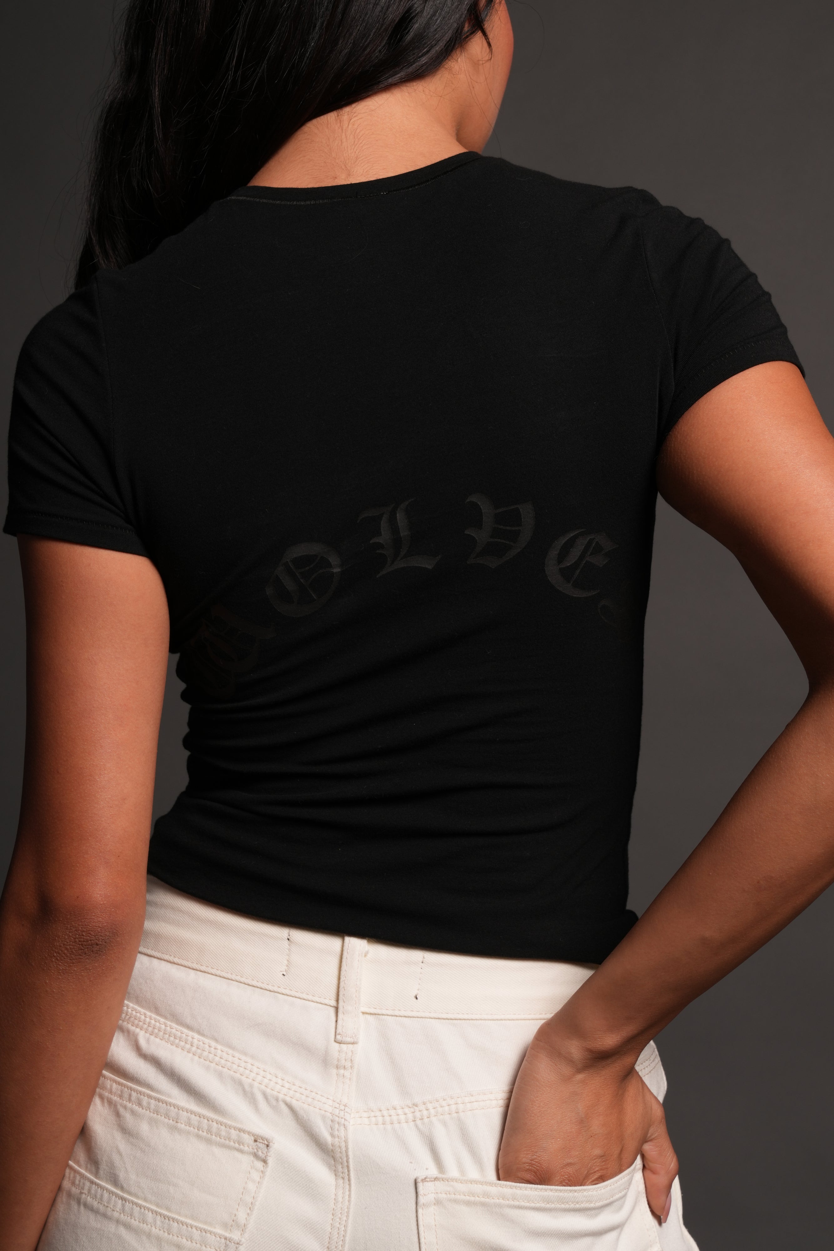 La Cherub Eden Ss Tee in Black