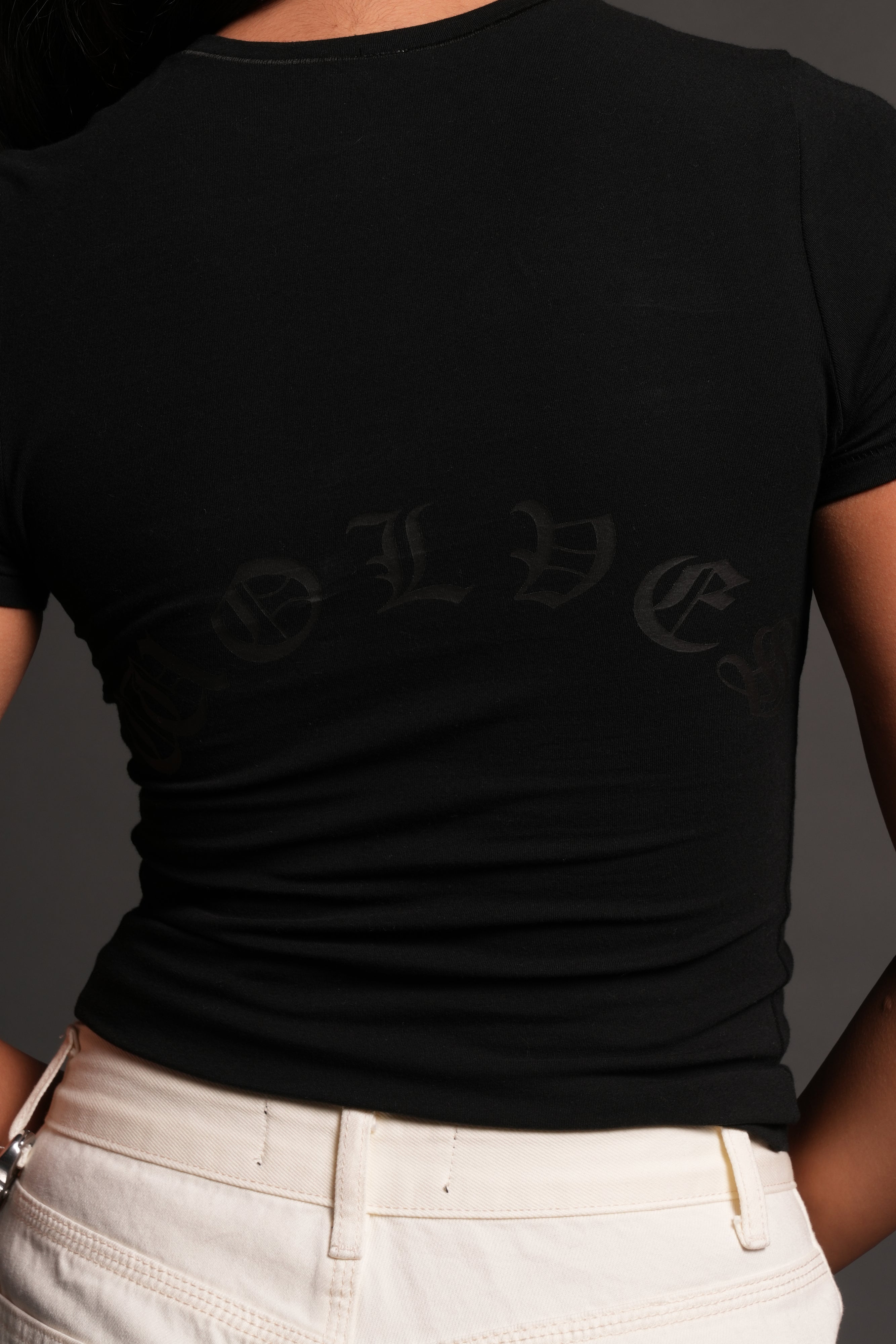 La Cherub Eden Ss Tee in Black