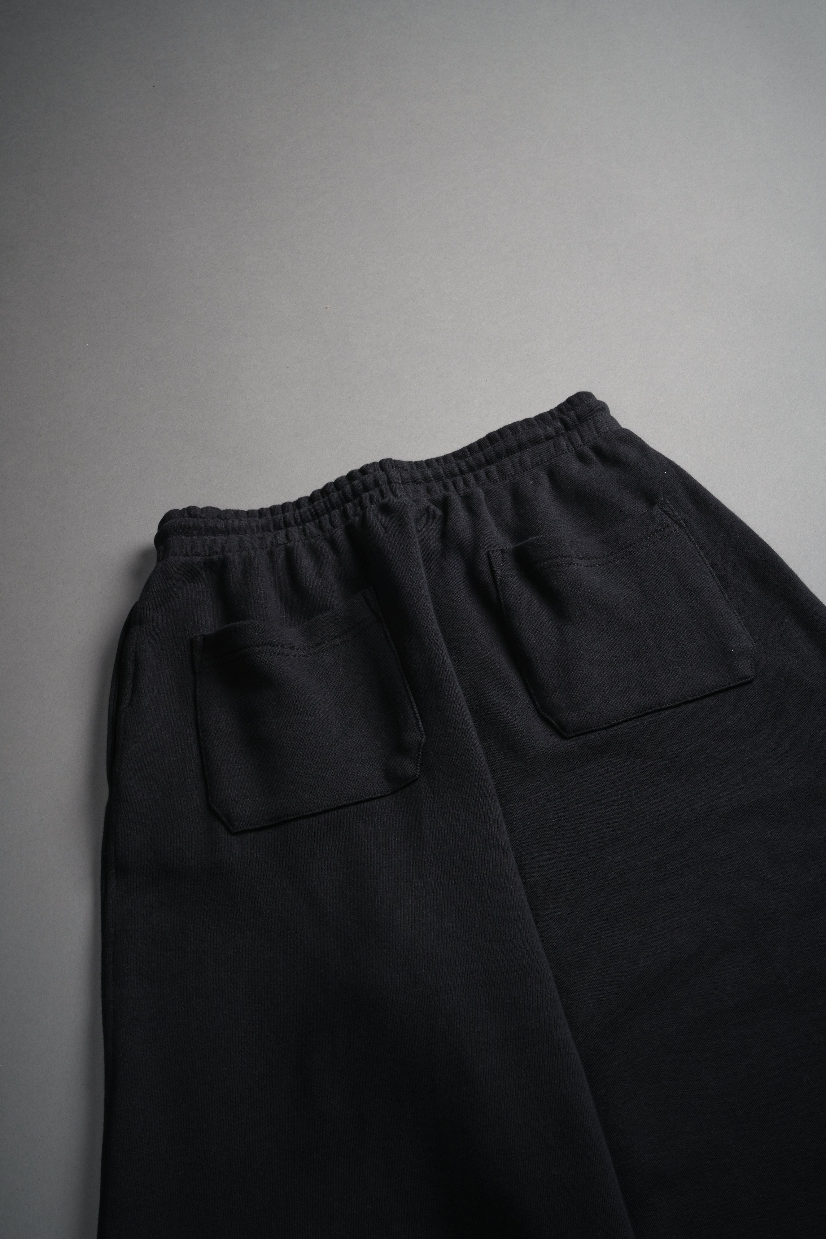 Dual Stud Mia Sweat Pants in Black